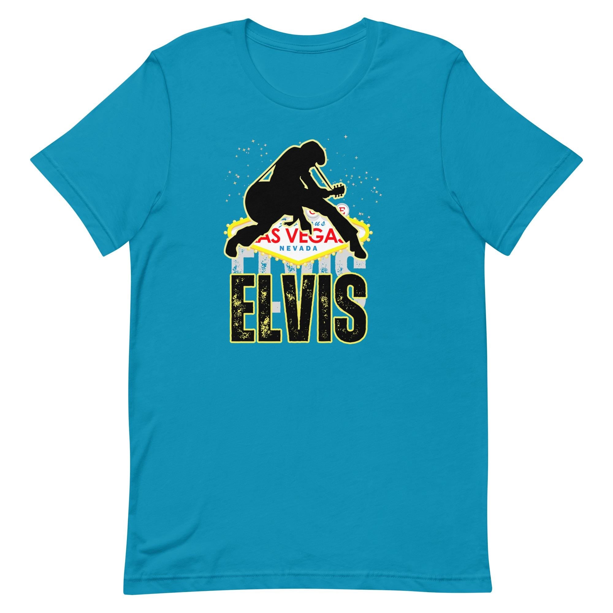 Elvis Vegas T-shirt: Retro Rock & Roll Fan Gift