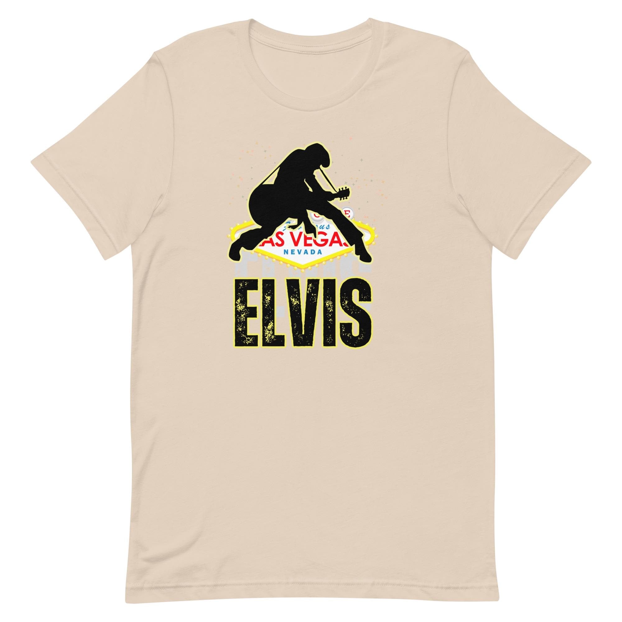 Elvis Vegas T-shirt: Retro Rock & Roll Fan Gift