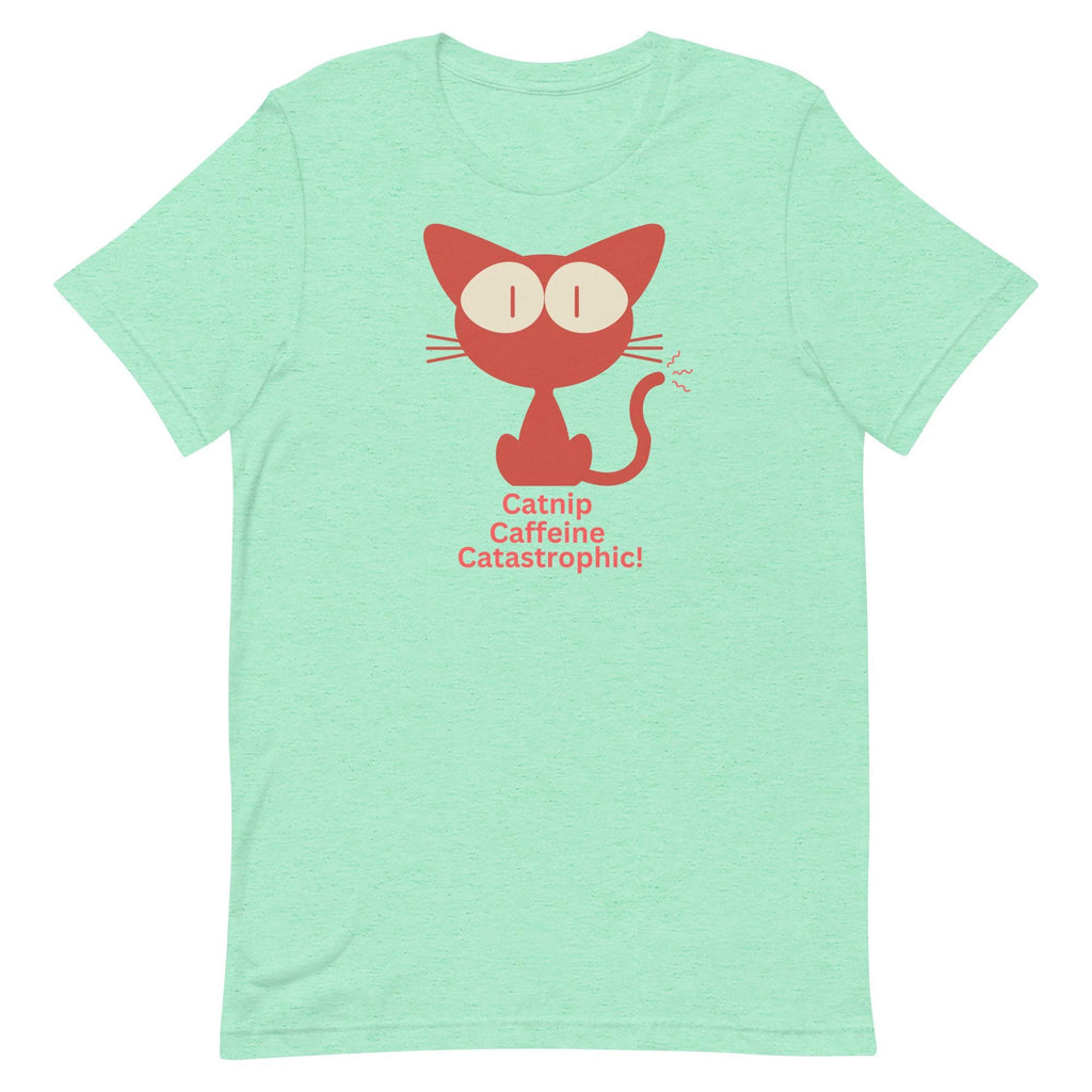 Retro Catnip Cat T-Shirt: Minimalist Cat Lover Gift