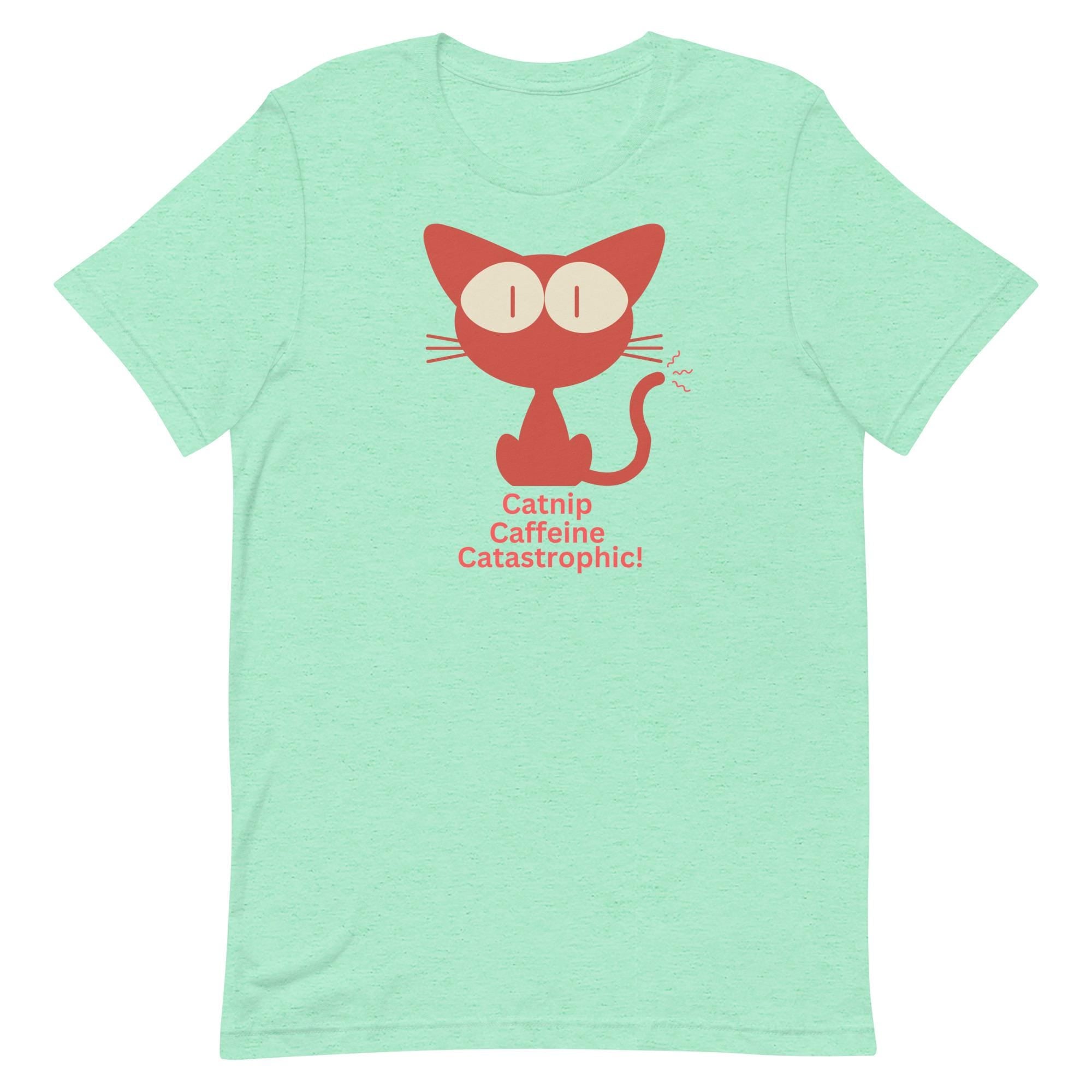 Retro Catnip Cat T-Shirt: Minimalist Cat Lover Gift