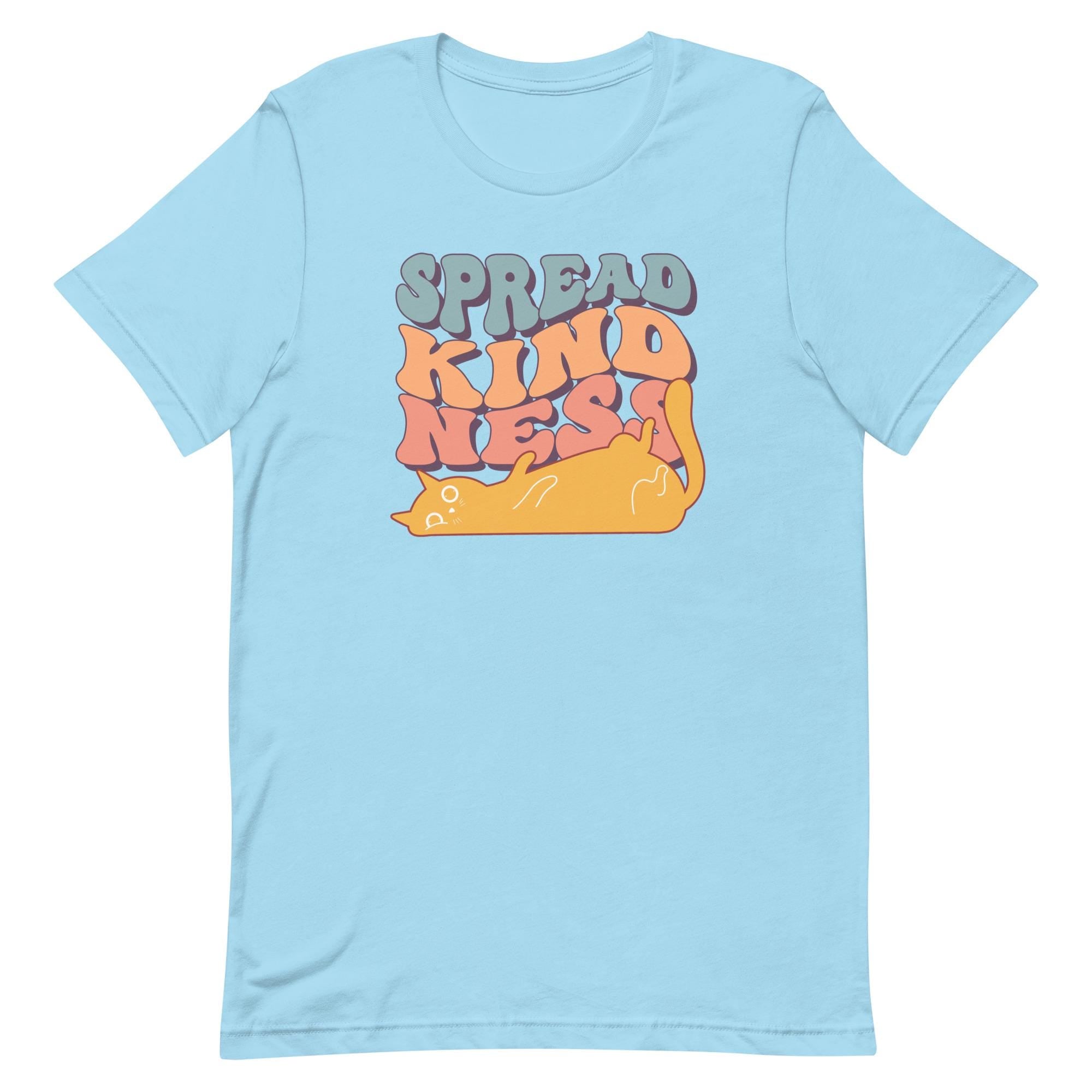 Kindness Cat T-Shirt: Retro Funny Cat Lover Tee