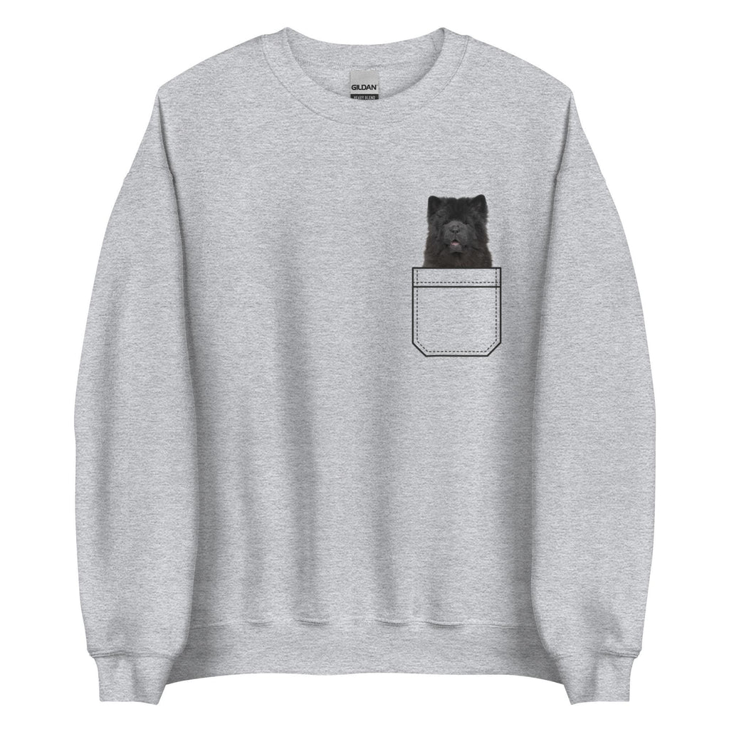 Chow Chow sweatshirt, black chow dog sweatshirt, gift for chow owner, gift for chow chow lover Unisex Sweatshirt