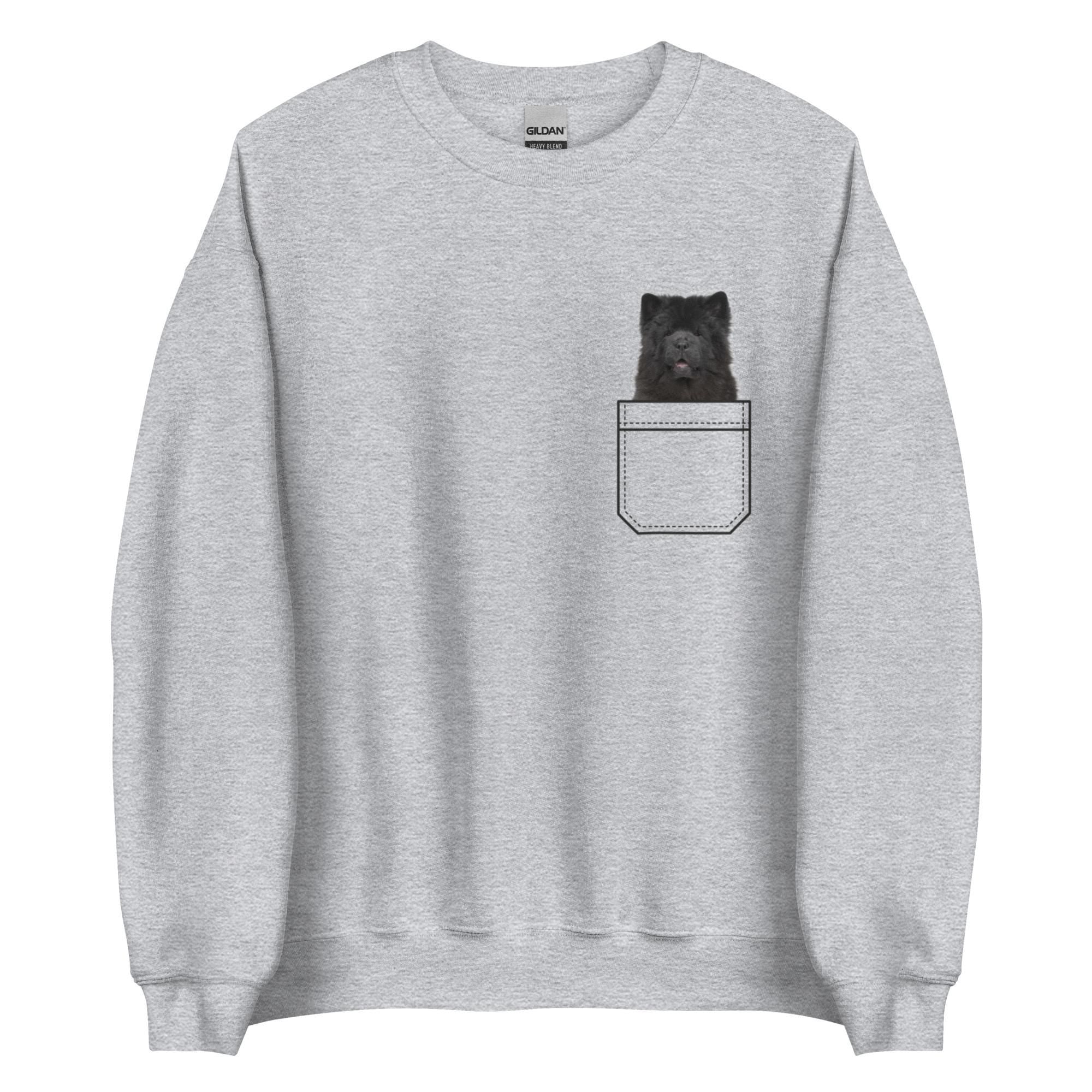 Chow Chow sweatshirt, black chow dog sweatshirt, gift for chow owner, gift for chow chow lover Unisex Sweatshirt