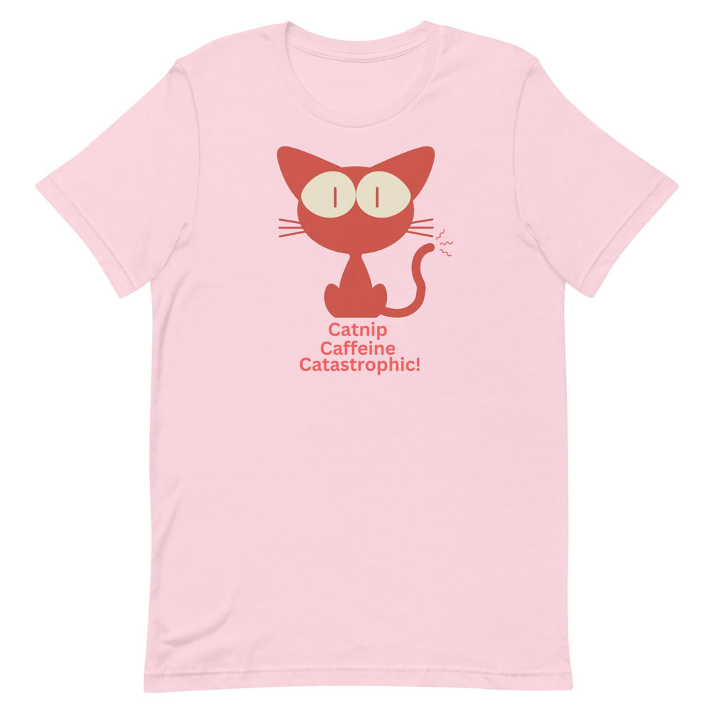 Retro Catnip Cat T-Shirt: Minimalist Cat Lover Gift