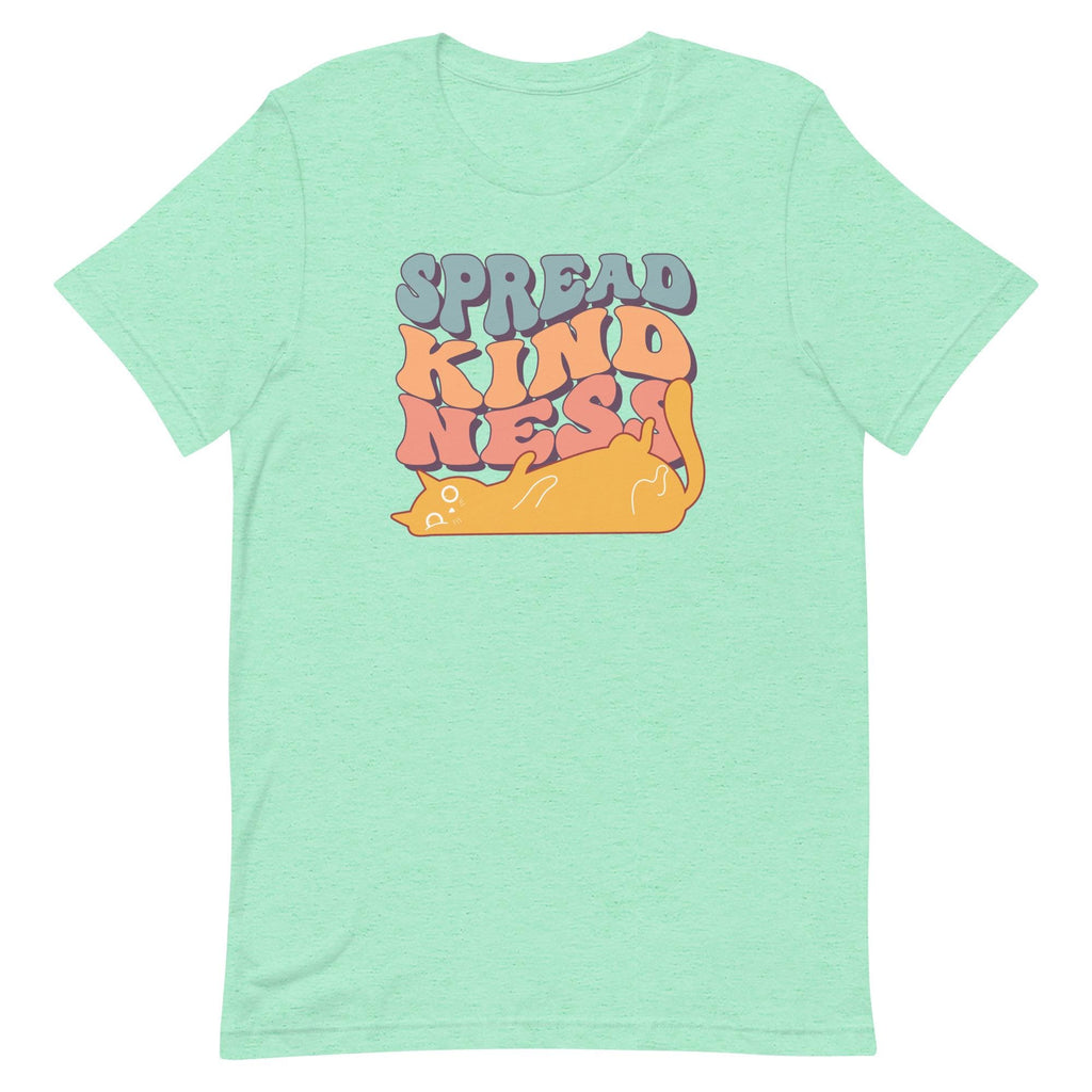 Kindness Cat T-Shirt: Retro Funny Cat Lover Tee