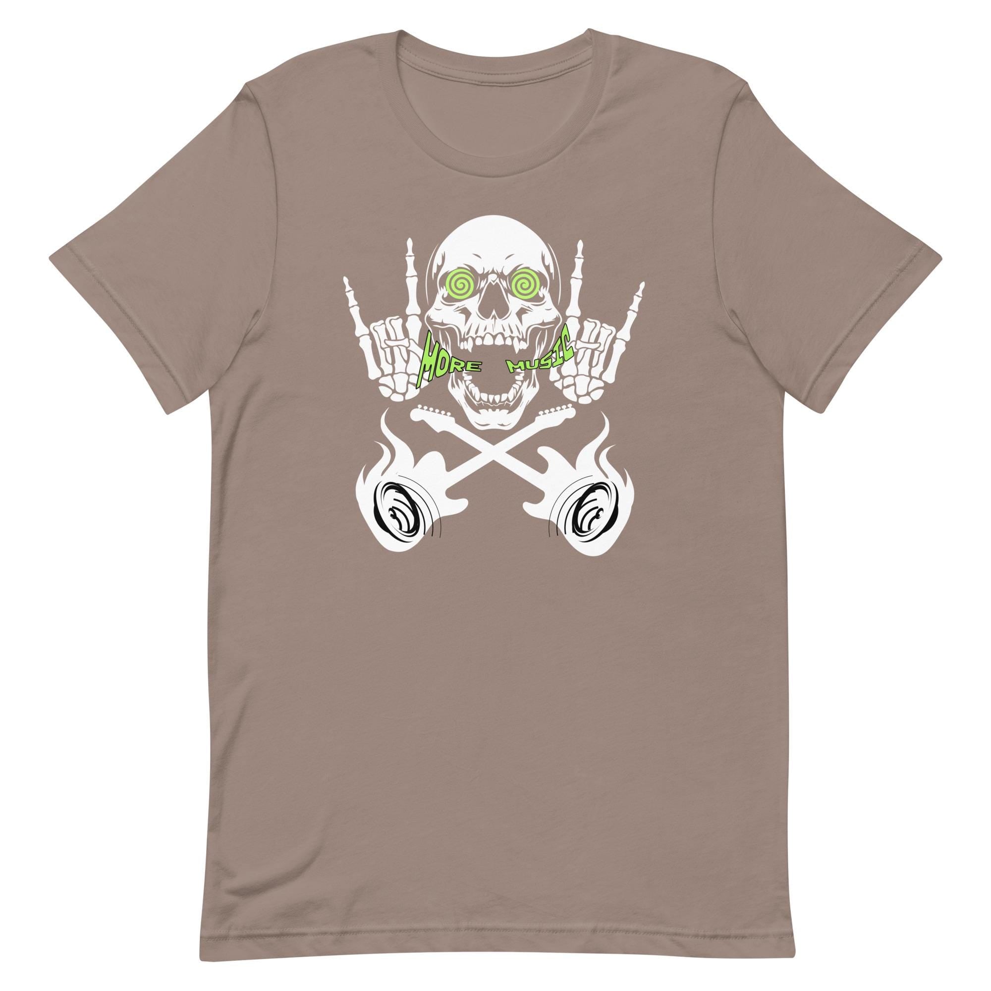 Funny Guitar T-Shirt: Rock Music Lover Gift Skeleton guitars shirt