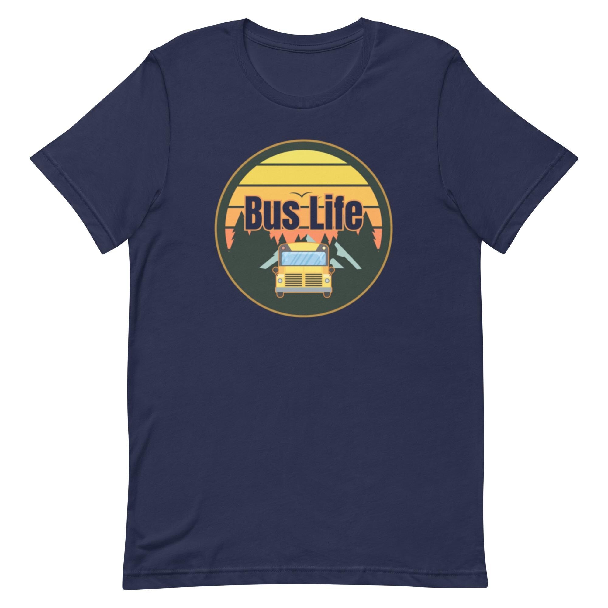 Retro Sunset Bus Life Shirt - Nomads Gift Unisex Tee