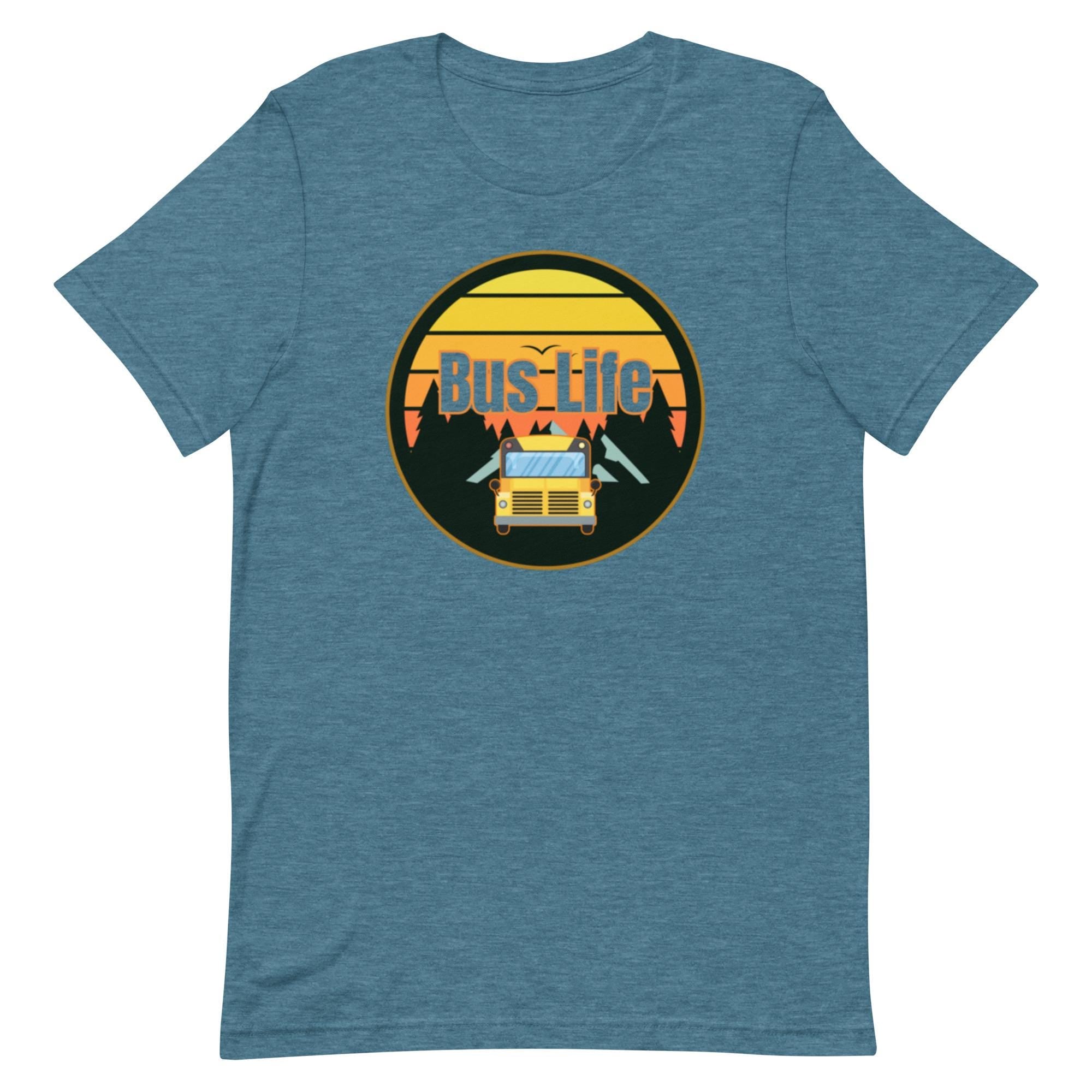 Retro Sunset Bus Life Shirt - Nomads Gift Unisex Tee