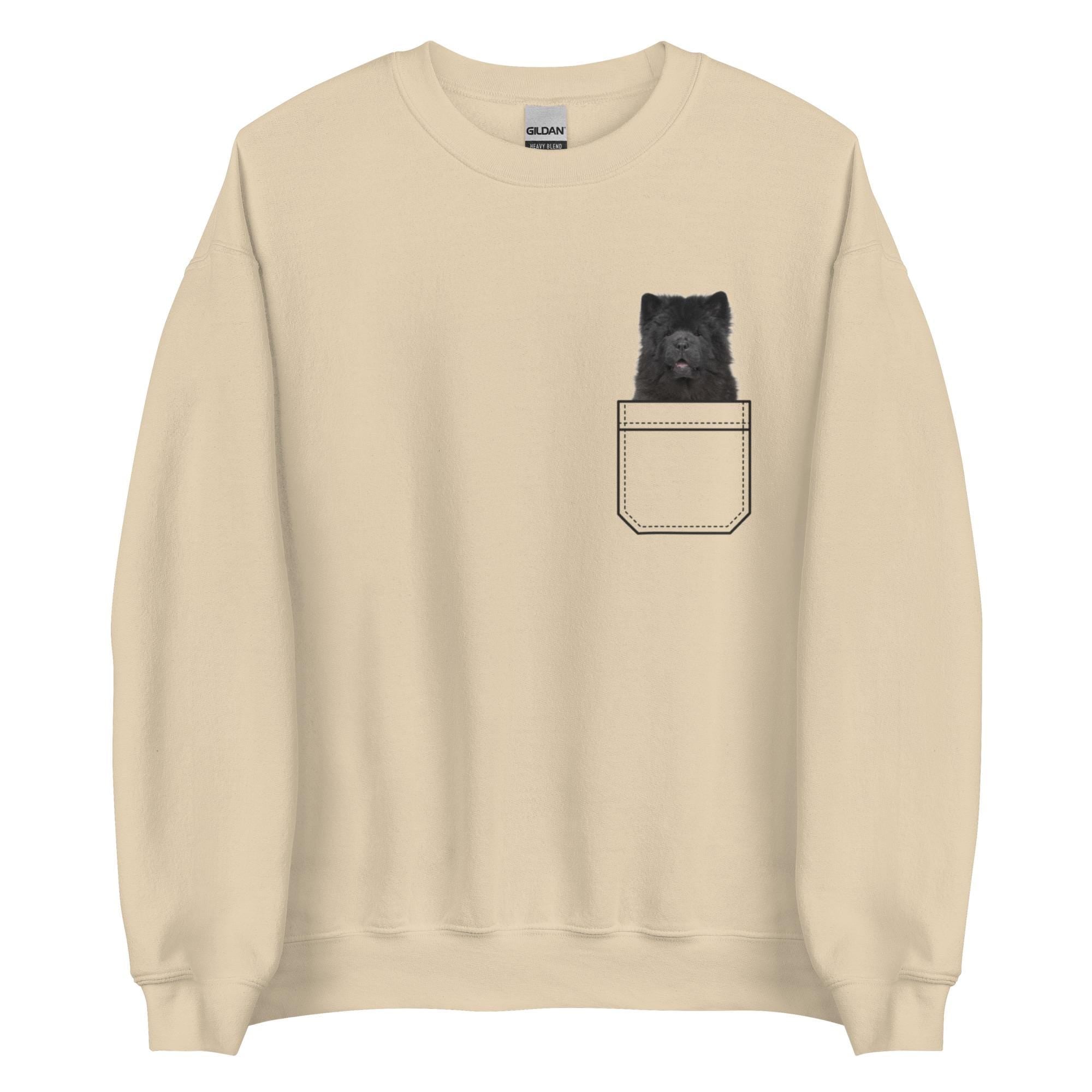 Chow Chow sweatshirt, black chow dog sweatshirt, gift for chow owner, gift for chow chow lover Unisex Sweatshirt