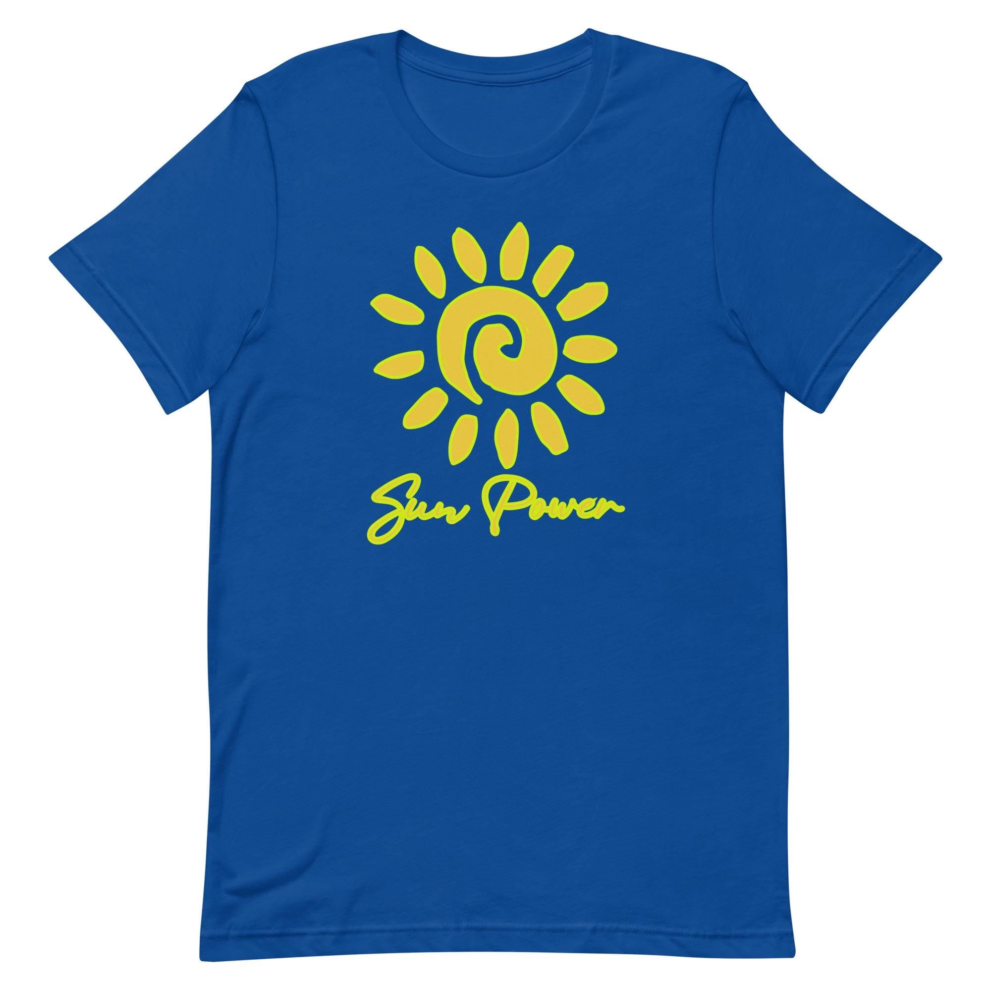 Sun Power T-Shirt: Solar Energy shirt, Bus Life Nomad Tee, sun lover gift