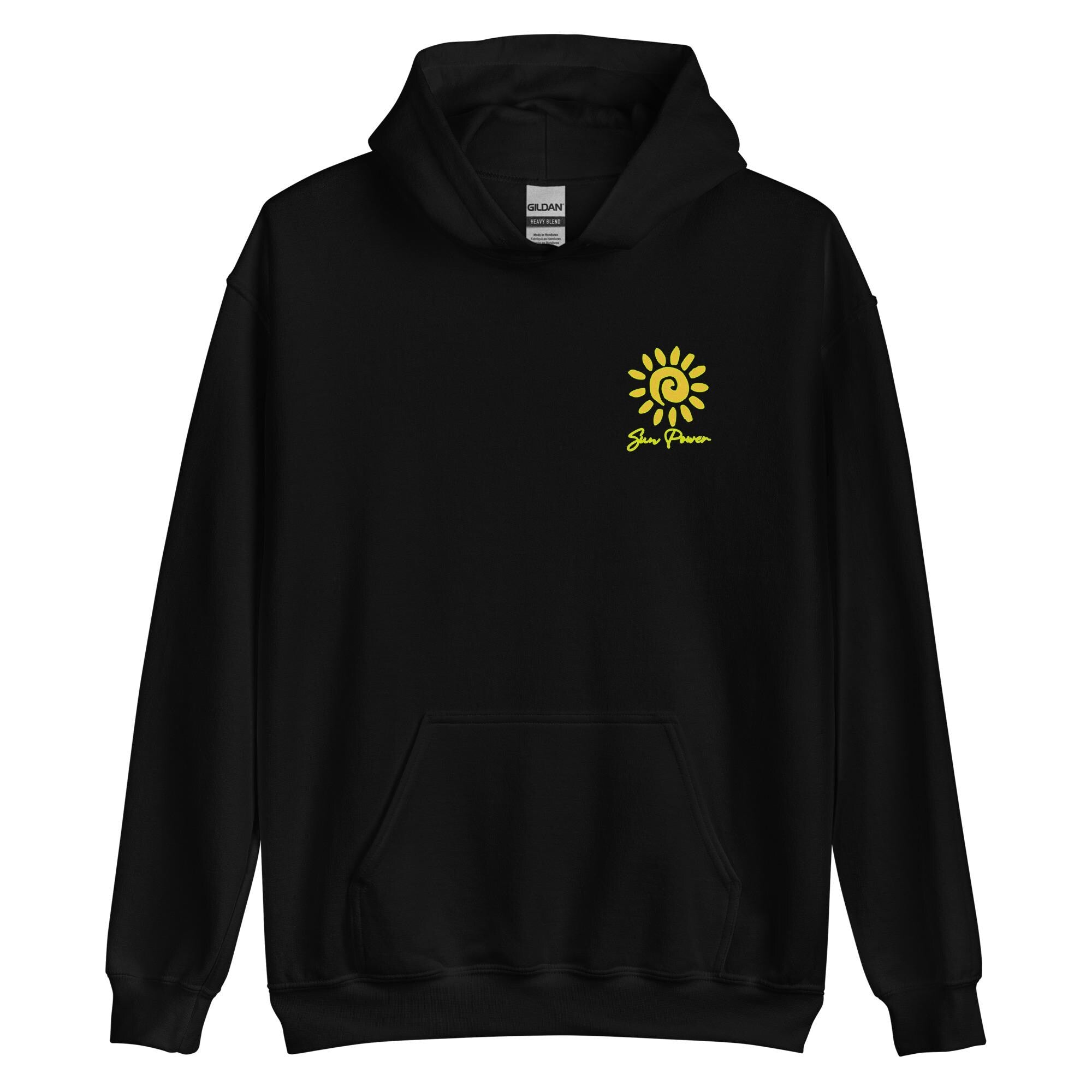Sun Power Hoodie: Van Life Back Print Sweater