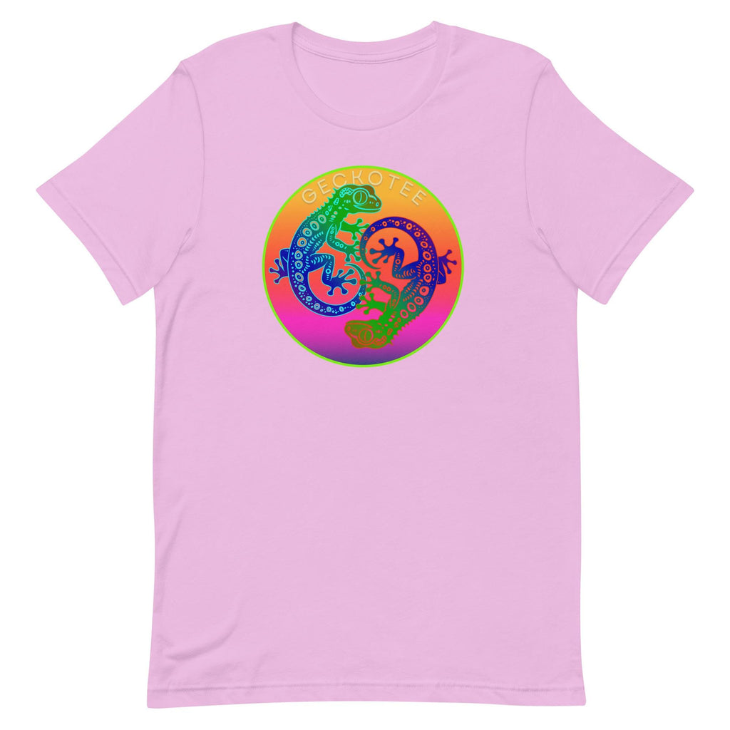 Yin Yang Gecko T-shirt: Colorful Lizard Design, Tropical Gift