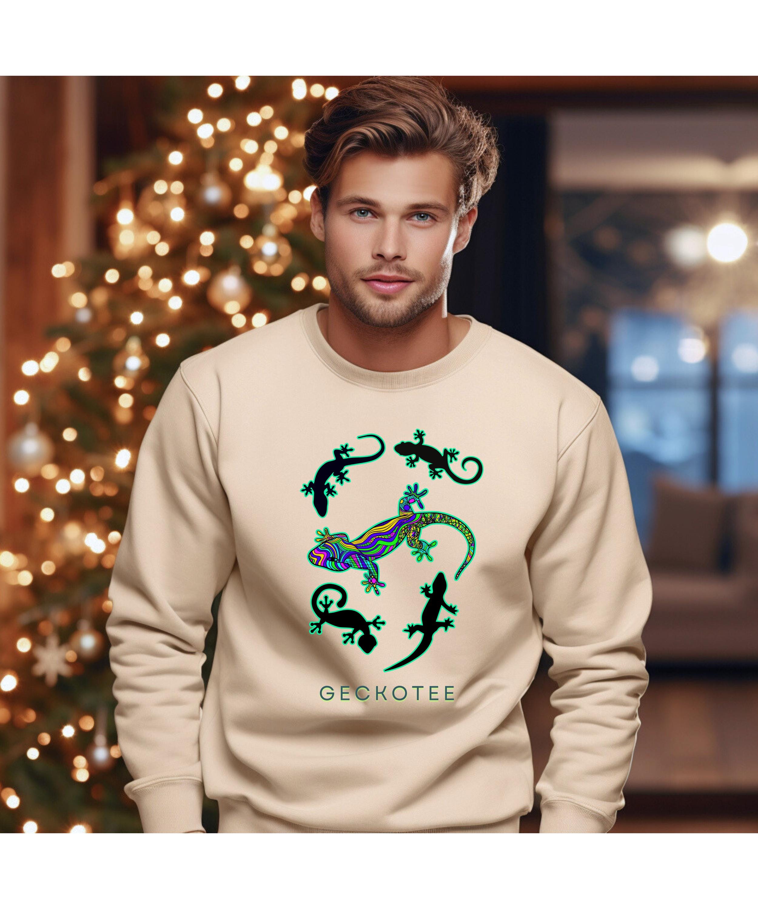 Gecko Sweatshirt: Tropical Lizard Lover Gift