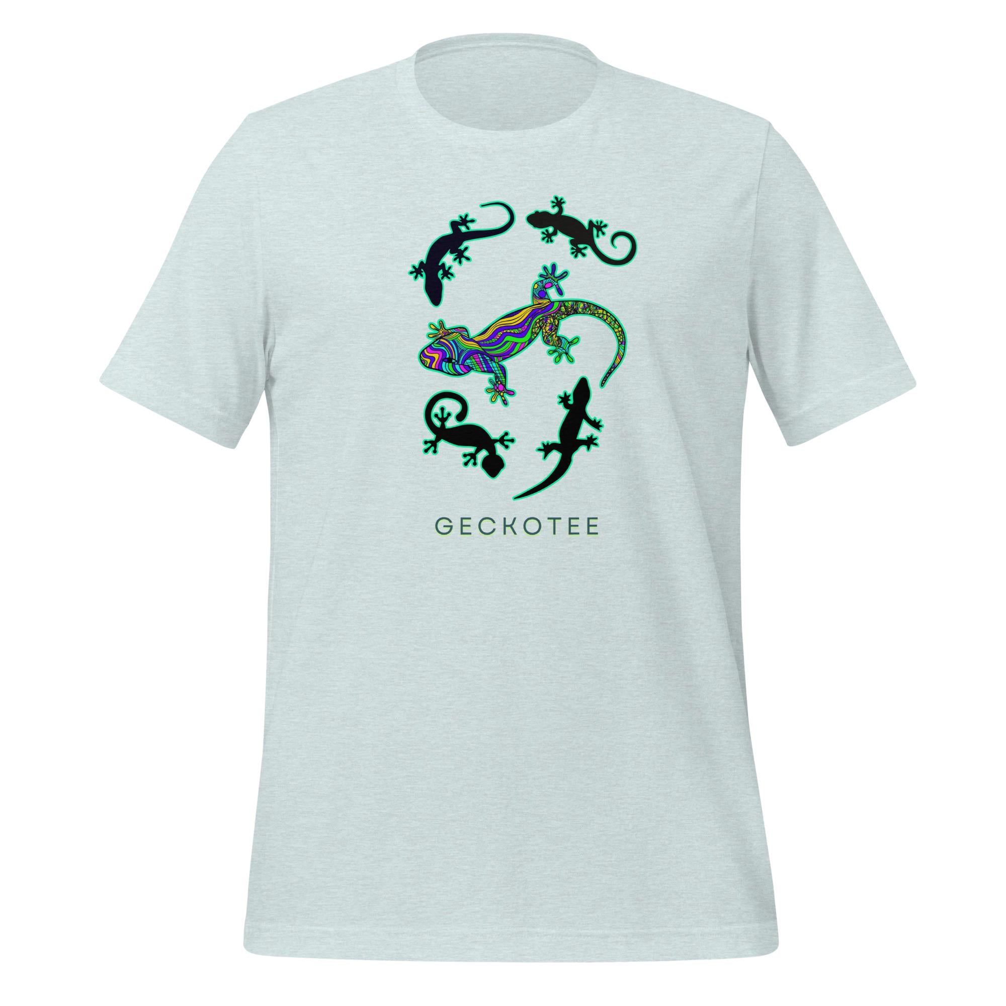 Colorful Geckos T-Shirt: Tropical Lizard Lover Gift