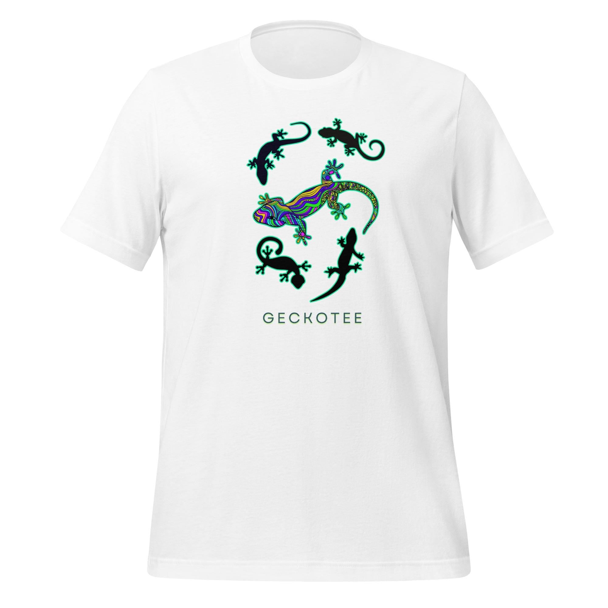 Colorful Geckos T-Shirt: Tropical Lizard Lover Gift
