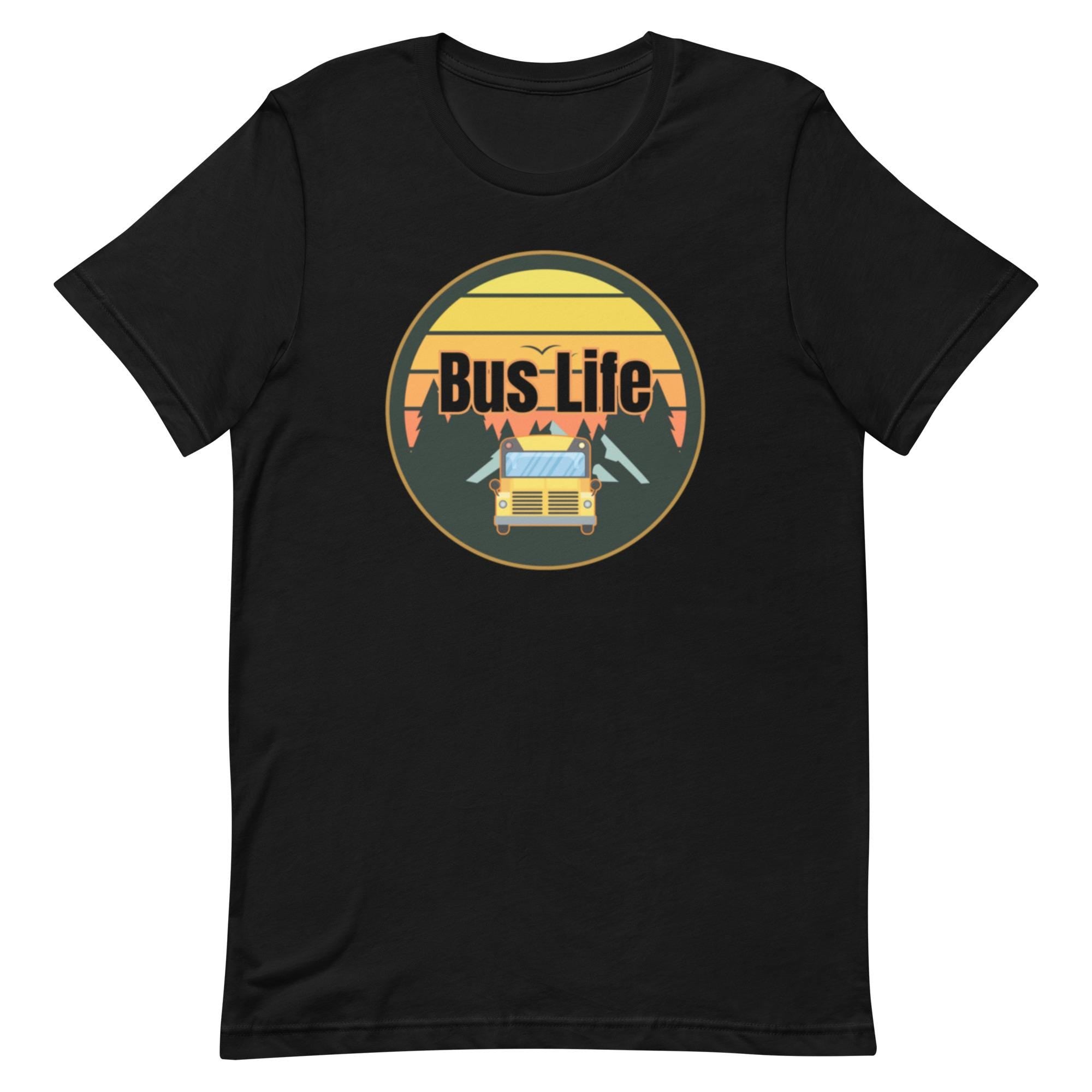 Retro Sunset Bus Life Shirt - Nomads Gift Unisex Tee