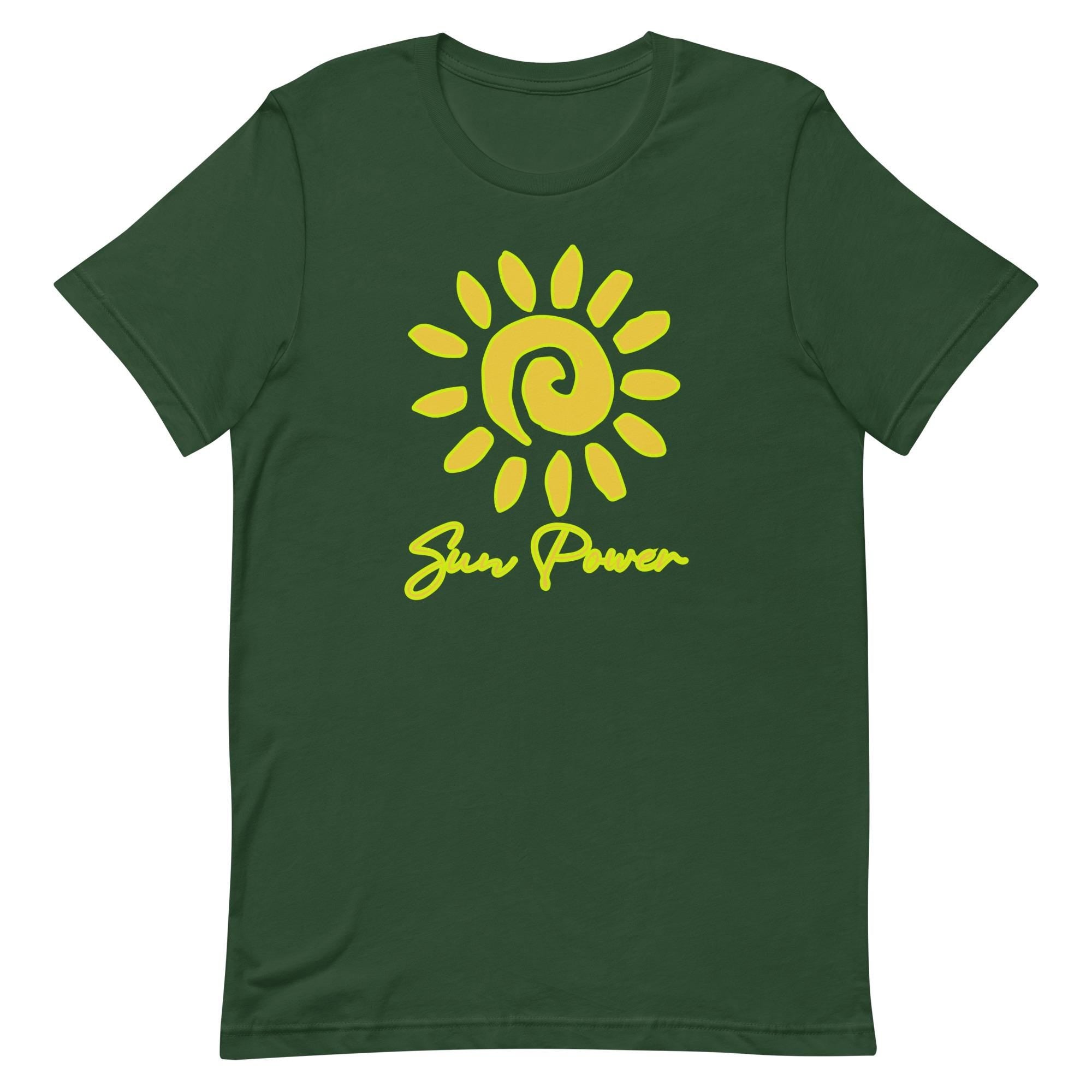 Sun Power T-Shirt: Solar Energy shirt, Bus Life Nomad Tee, sun lover gift