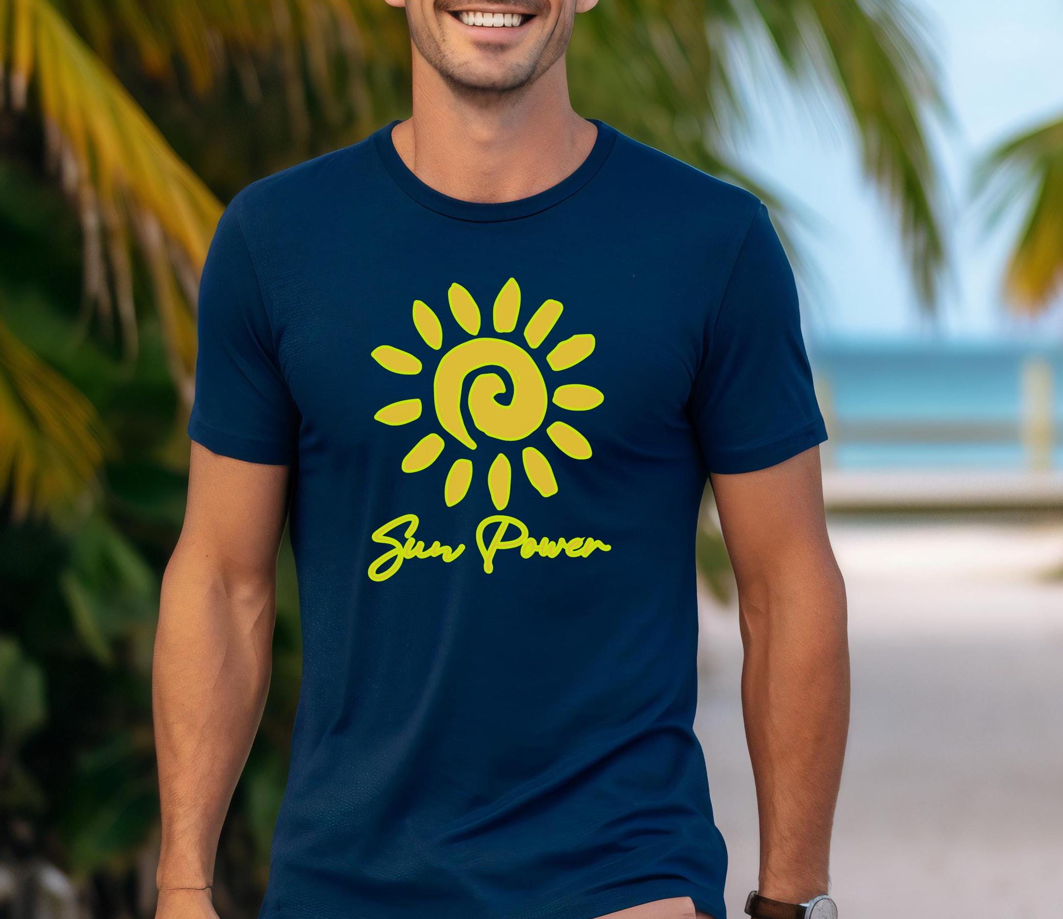 Sun Power T-Shirt: Solar Energy shirt, Bus Life Nomad Tee, sun lover gift