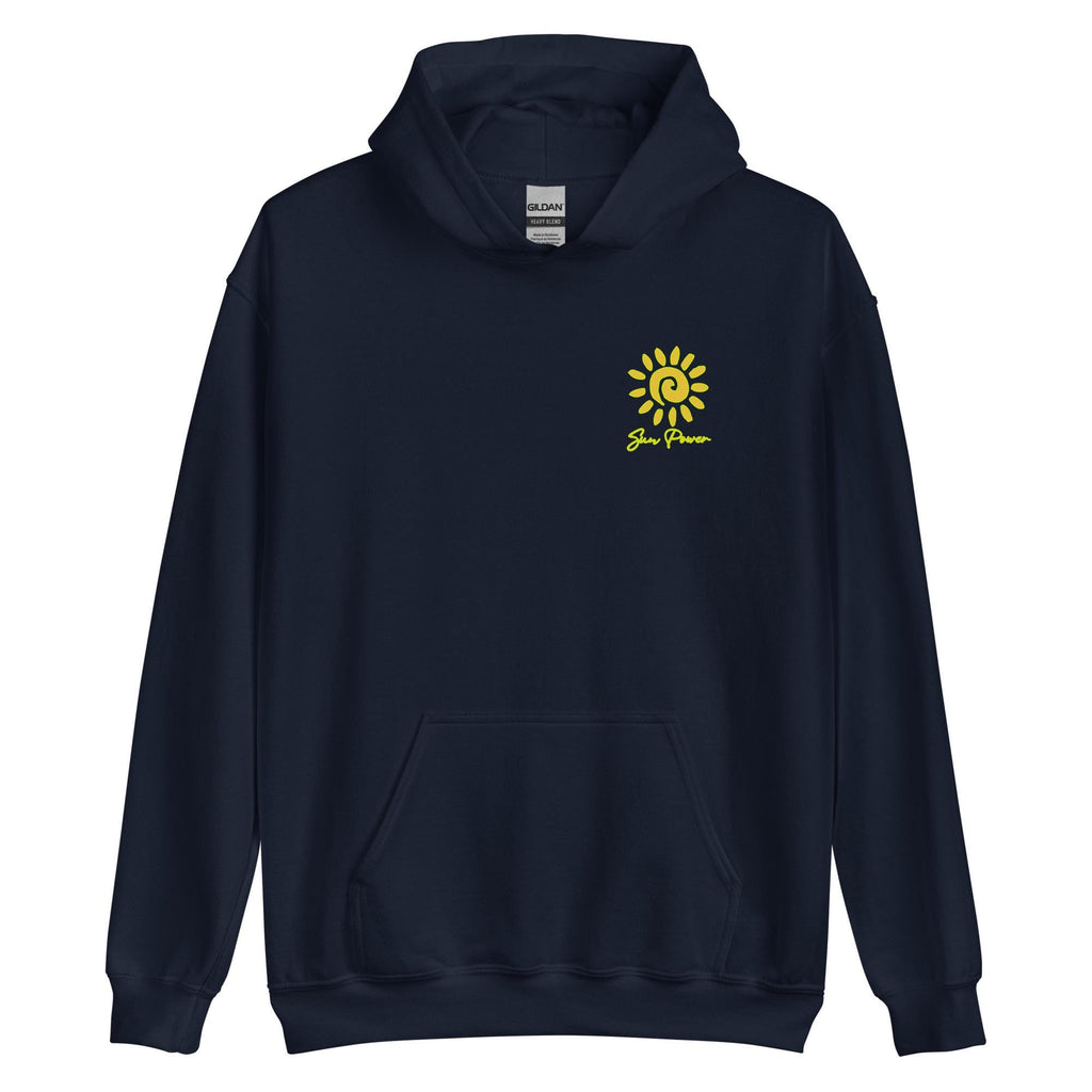 Sun Power Hoodie: Van Life Back Print Sweater