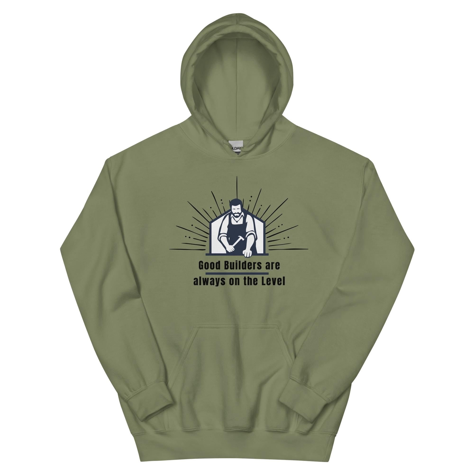 Carpenter Hoodie wood worker hoodie: Good Builder Unisex Hoodie Carpenter Gift