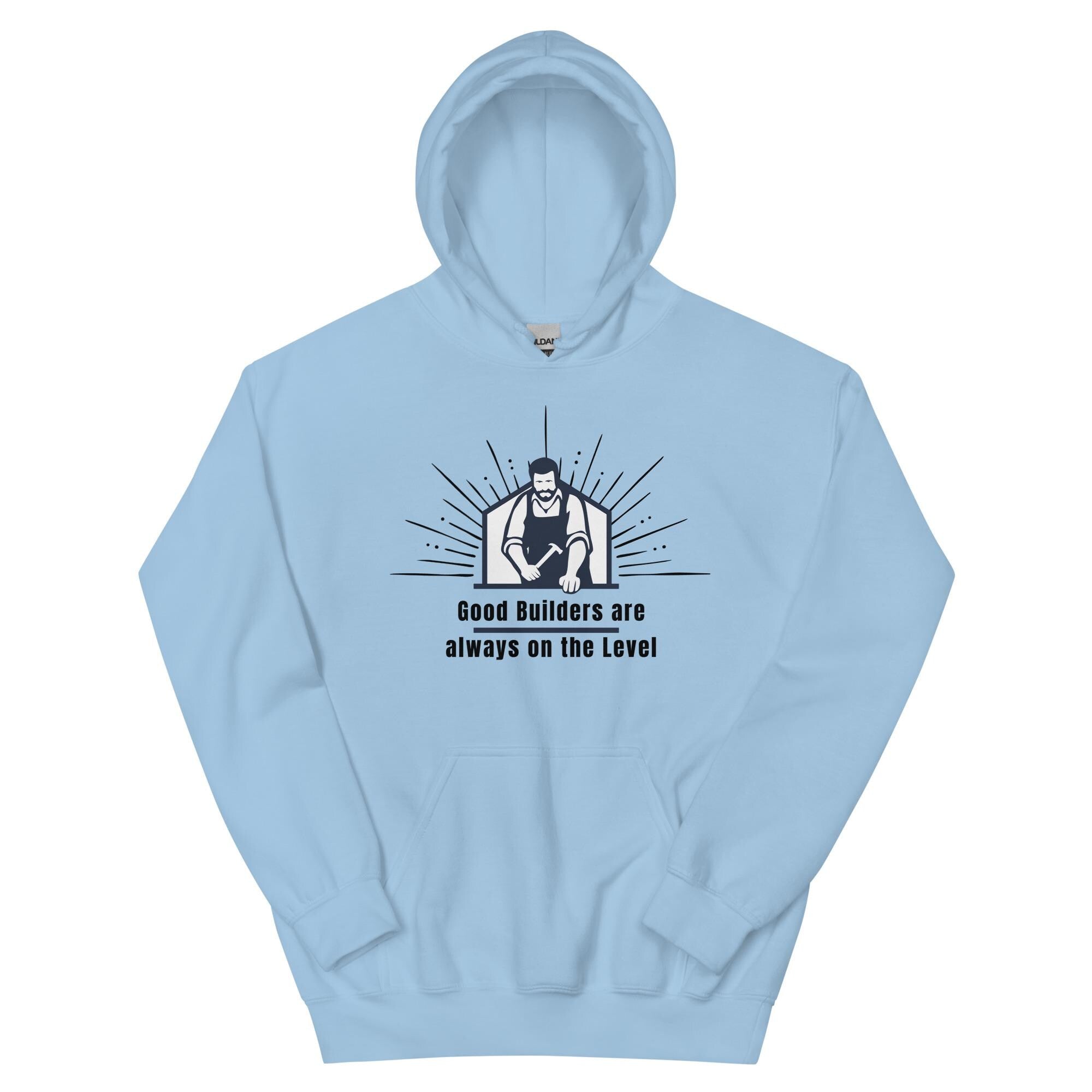 Carpenter Hoodie wood worker hoodie: Good Builder Unisex Hoodie Carpenter Gift