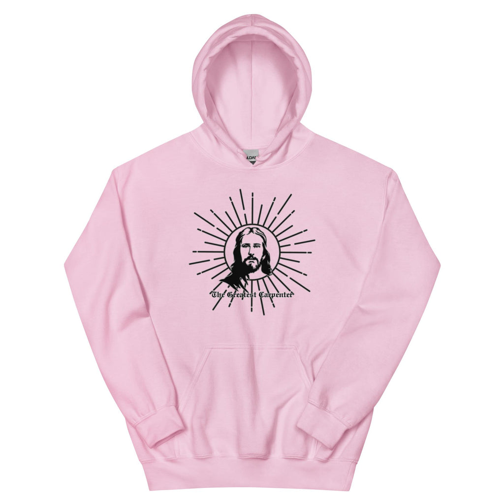 Carpenter Jesus Graphic Hoodie: Christian Builder Gift