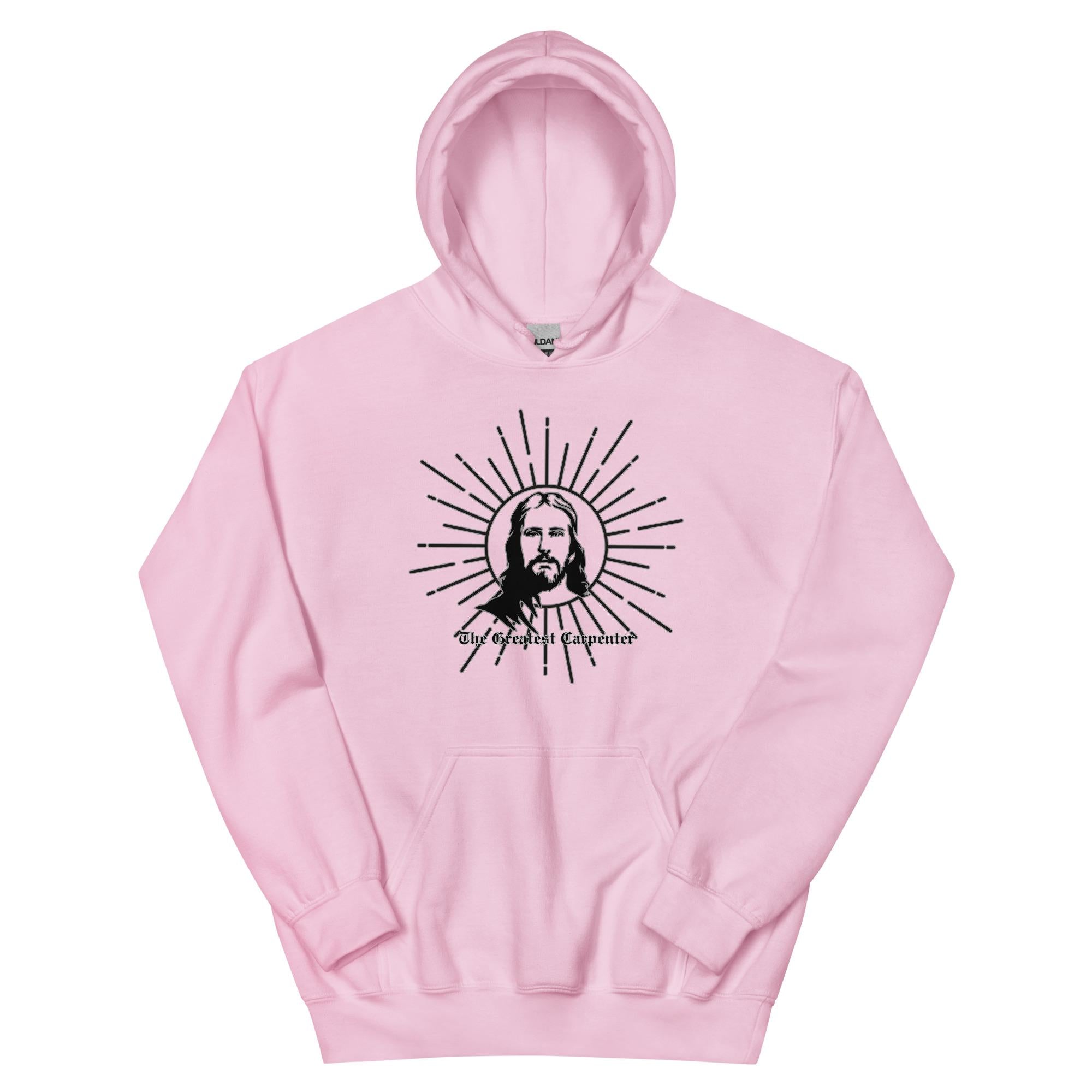 Carpenter Jesus Graphic Hoodie: Christian Builder Gift