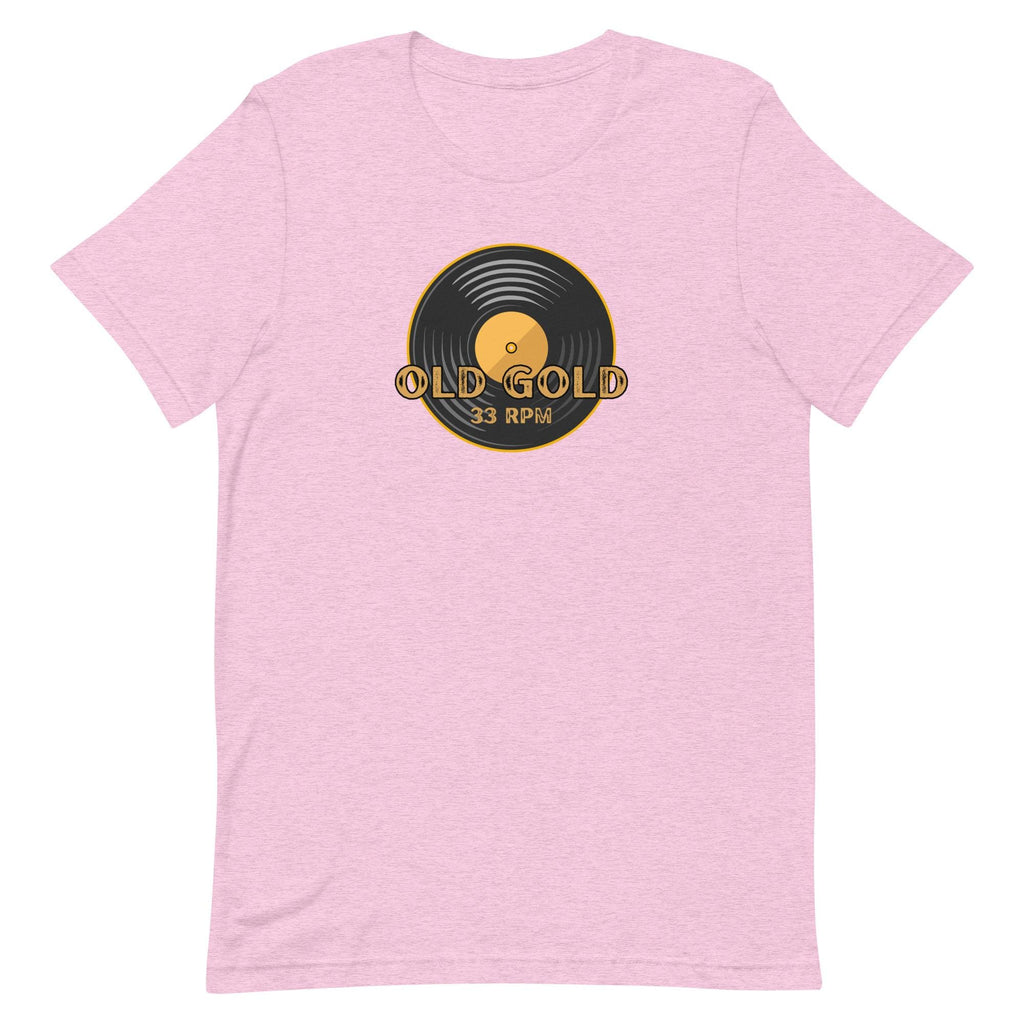 Retro Vinyl Record T-Shirt: Old Gold Album Tee