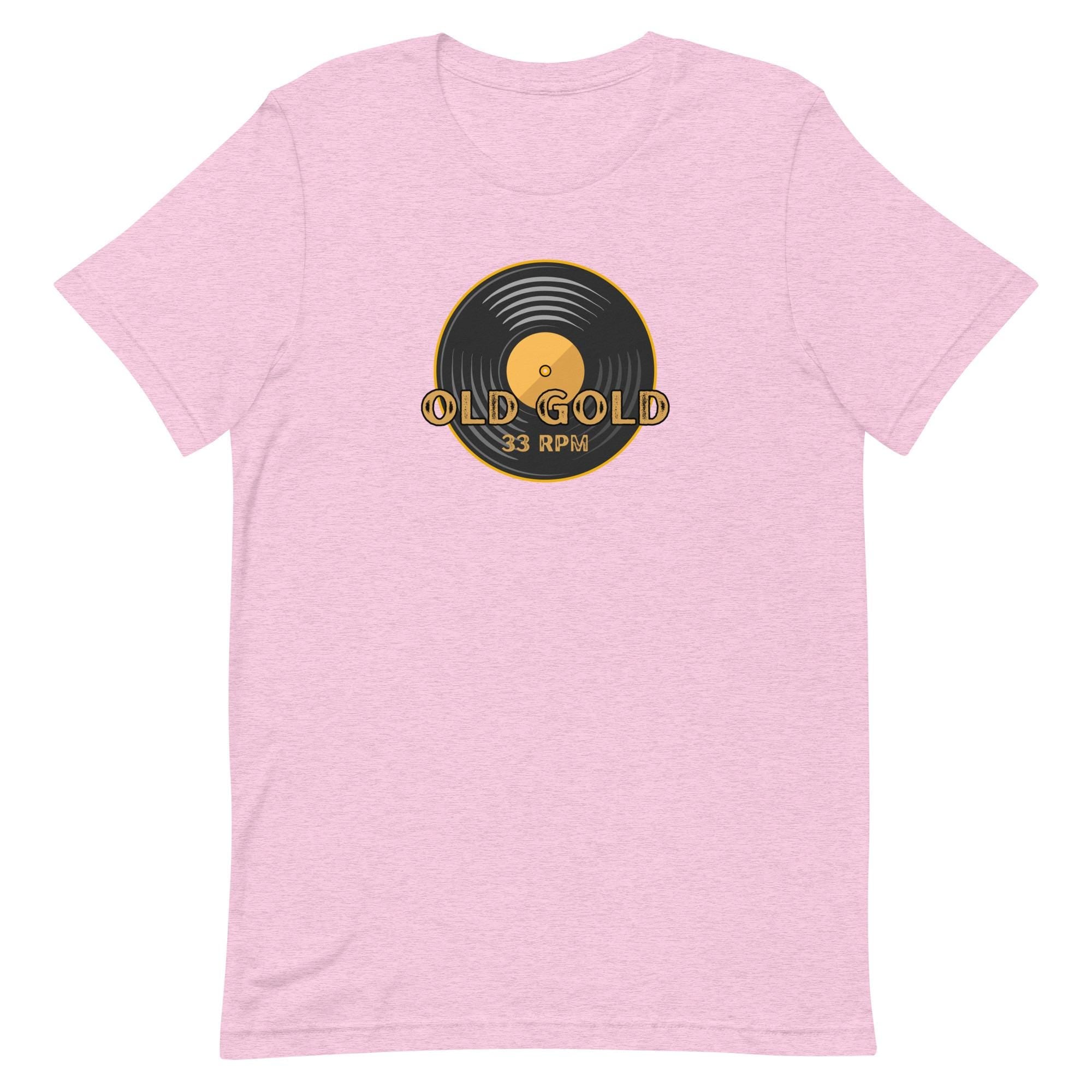 Retro Vinyl Record T-Shirt: Old Gold Album Tee