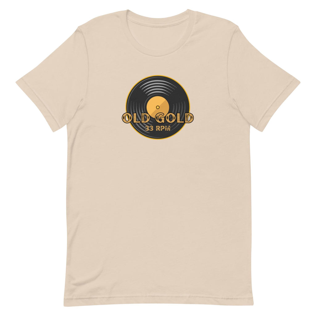 Retro Vinyl Record T-Shirt: Old Gold Album Tee