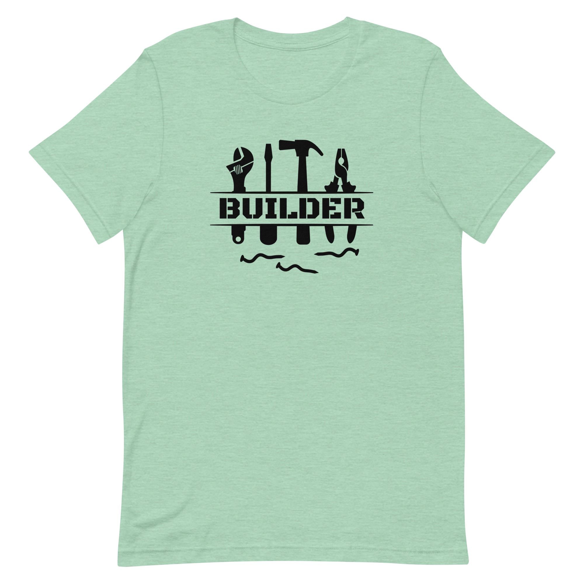 Builder Tools T-Shirt: Construction Carpenter Gift