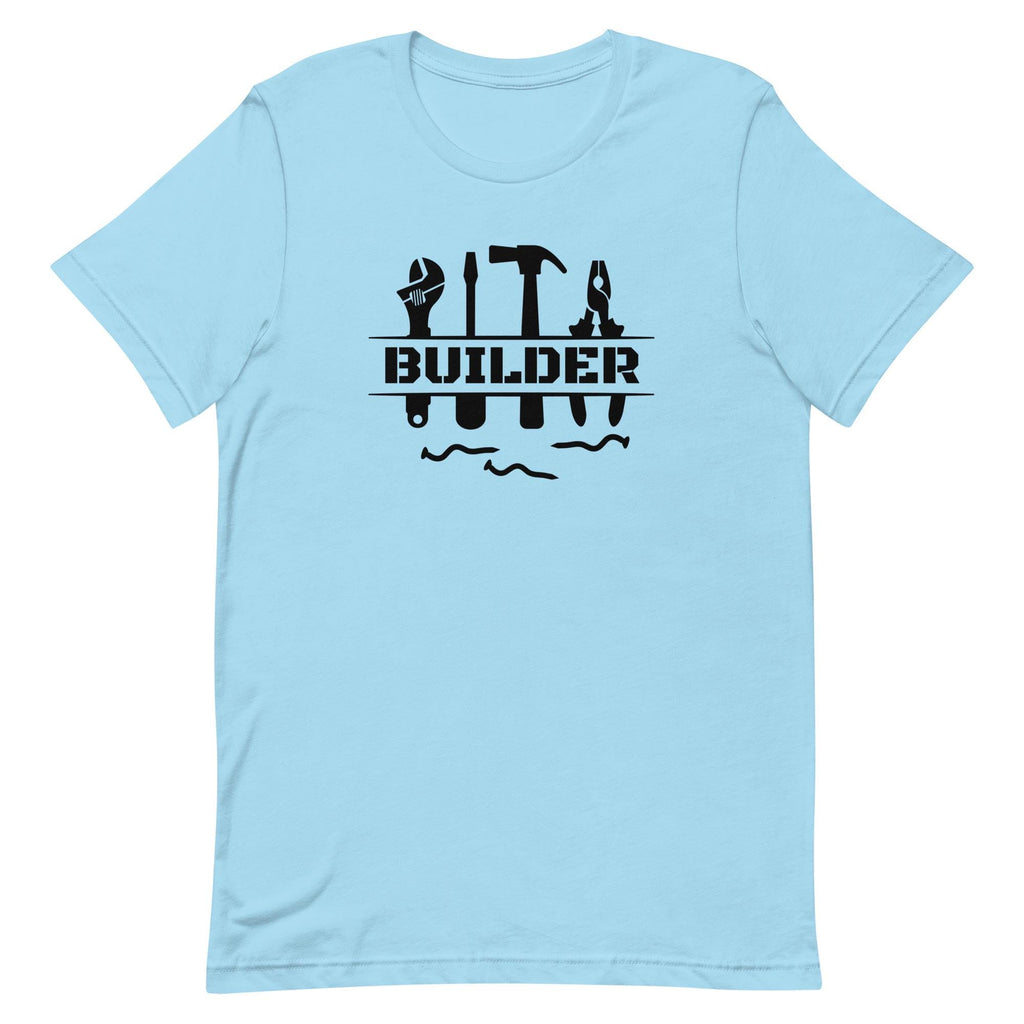 Builder Tools T-Shirt: Construction Carpenter Gift