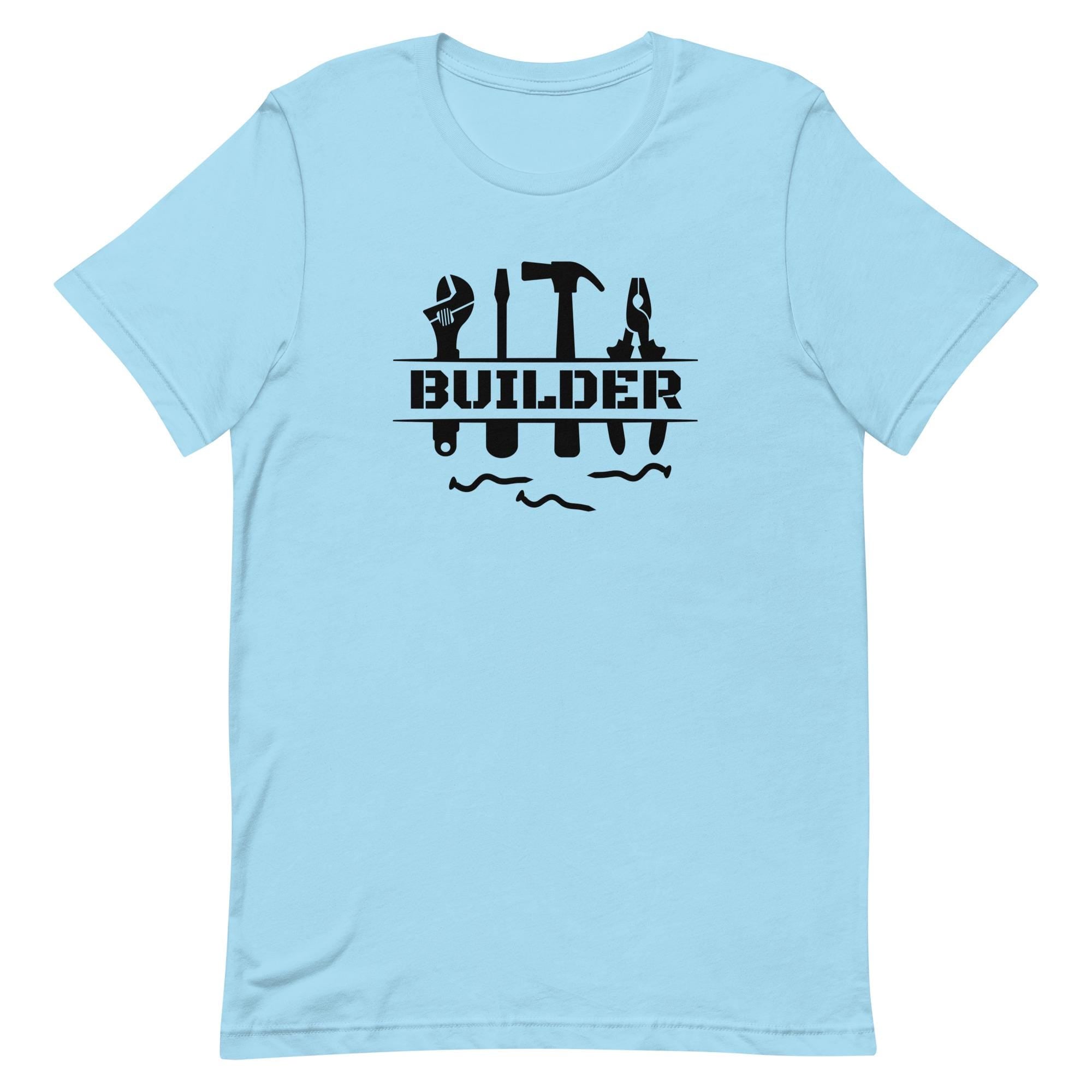 Builder Tools T-Shirt: Construction Carpenter Gift