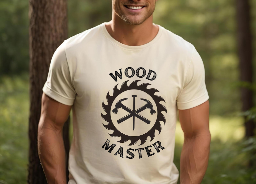 wood worker T-Shirt: Minimalist Carpenter Gift