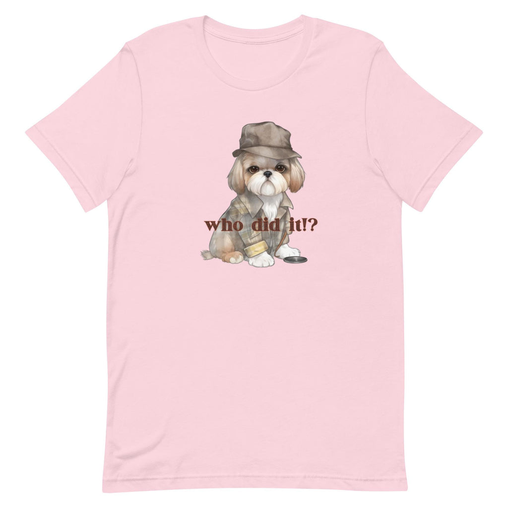 Detective Dog T-Shirt: Sherlock Holmes Style Outfit, Dog Lover Gift