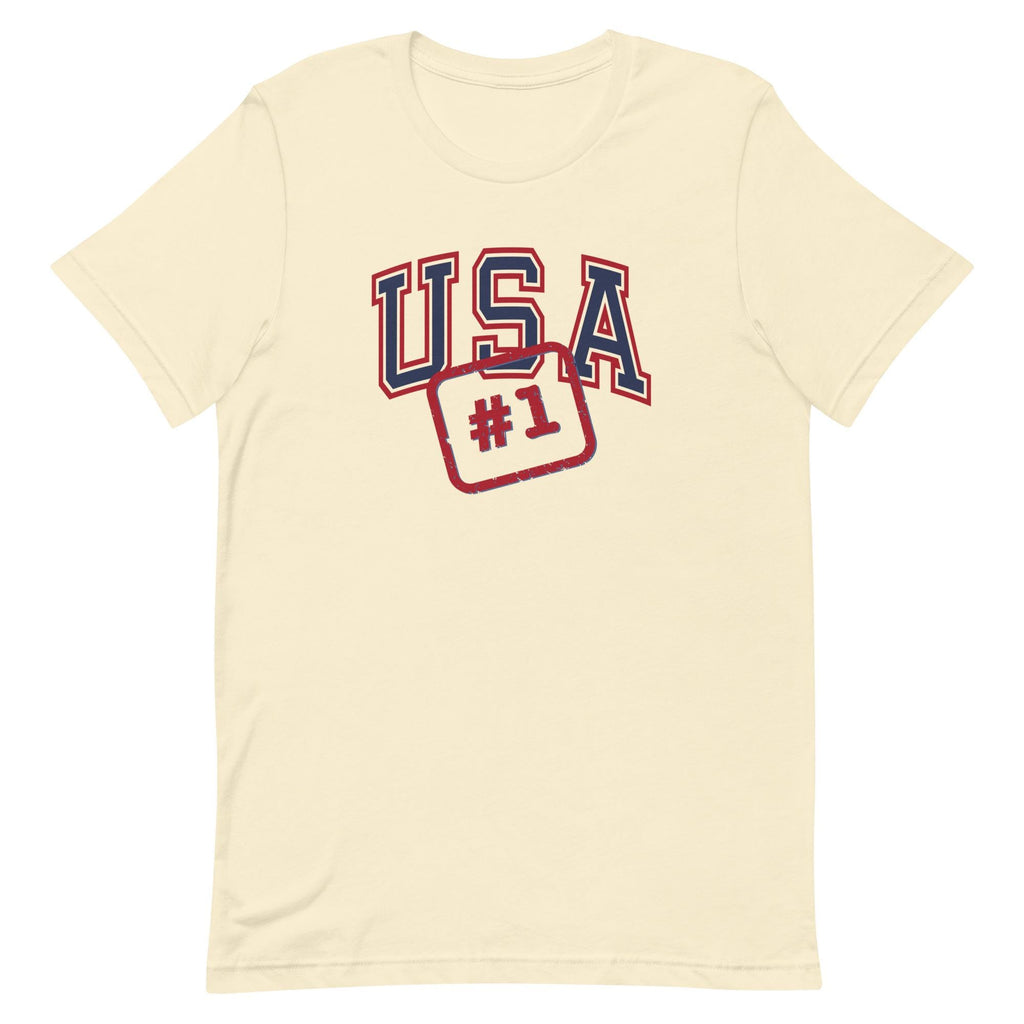 USA Shirts USA #1 T-shirt, Patriotic Gift Unisex Tee