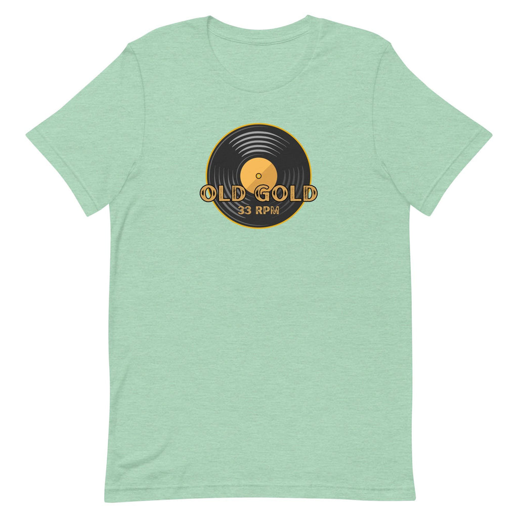 Retro Vinyl Record T-Shirt: Old Gold Album Tee