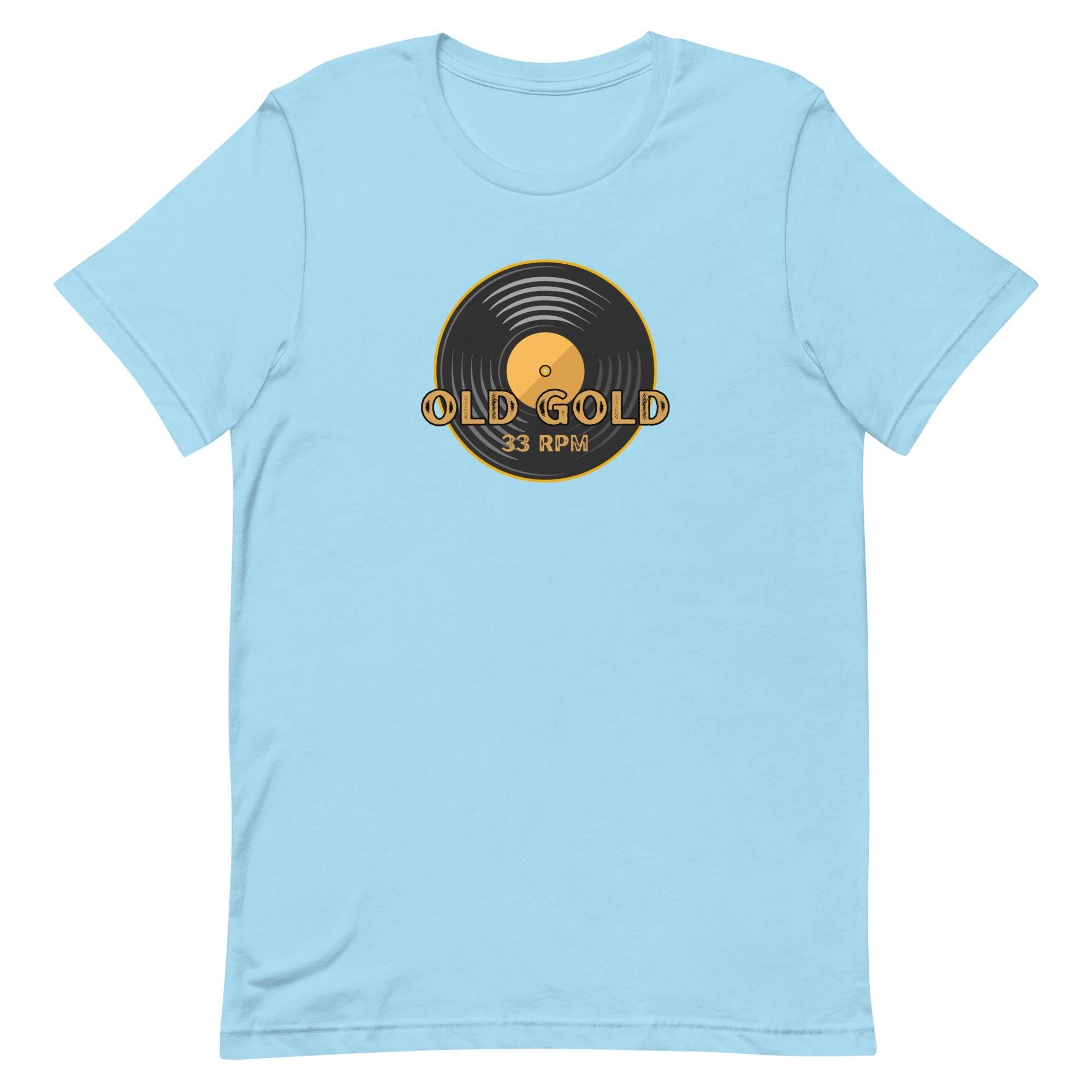 Retro Vinyl Record T-Shirt: Old Gold Album Tee
