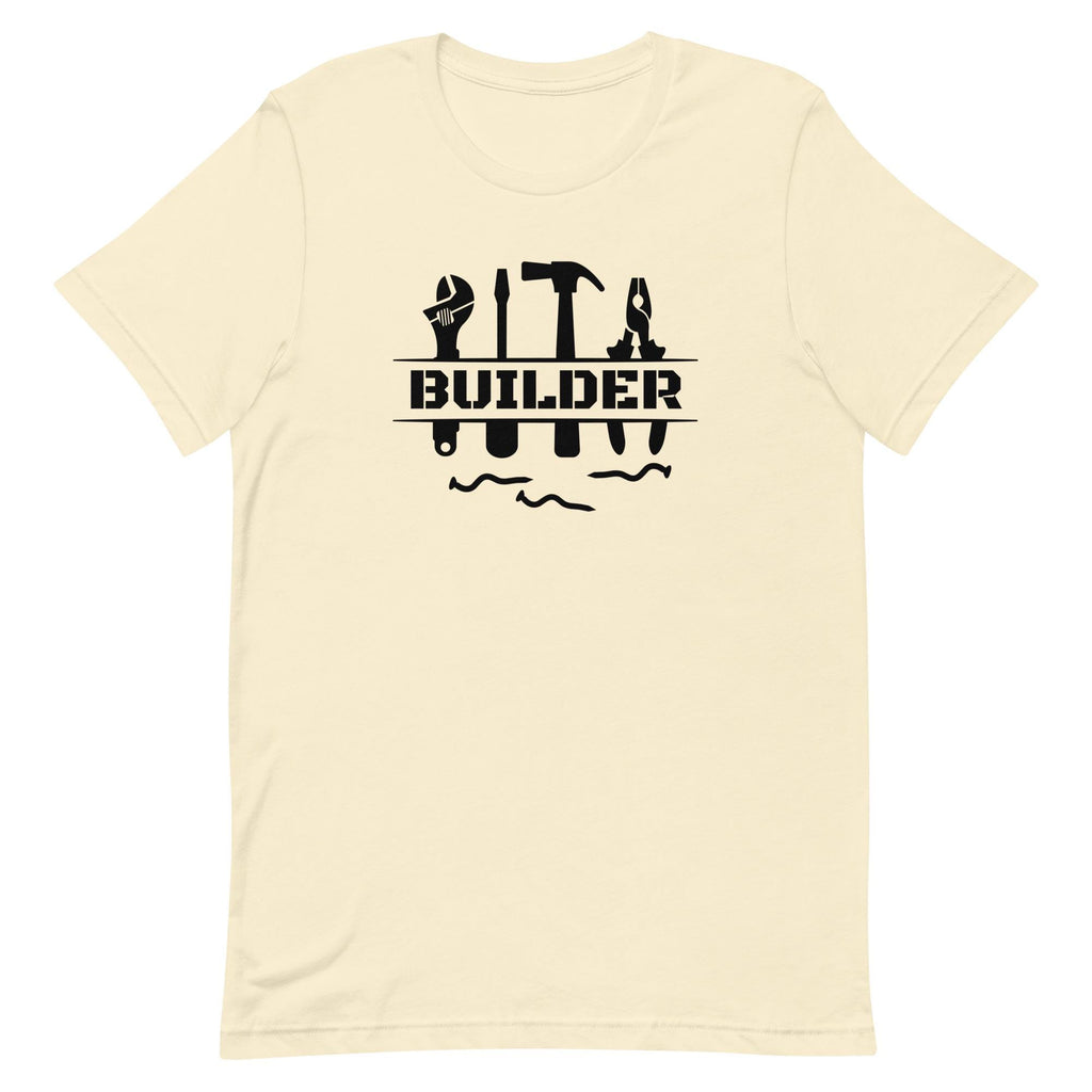Builder Tools T-Shirt: Construction Carpenter Gift