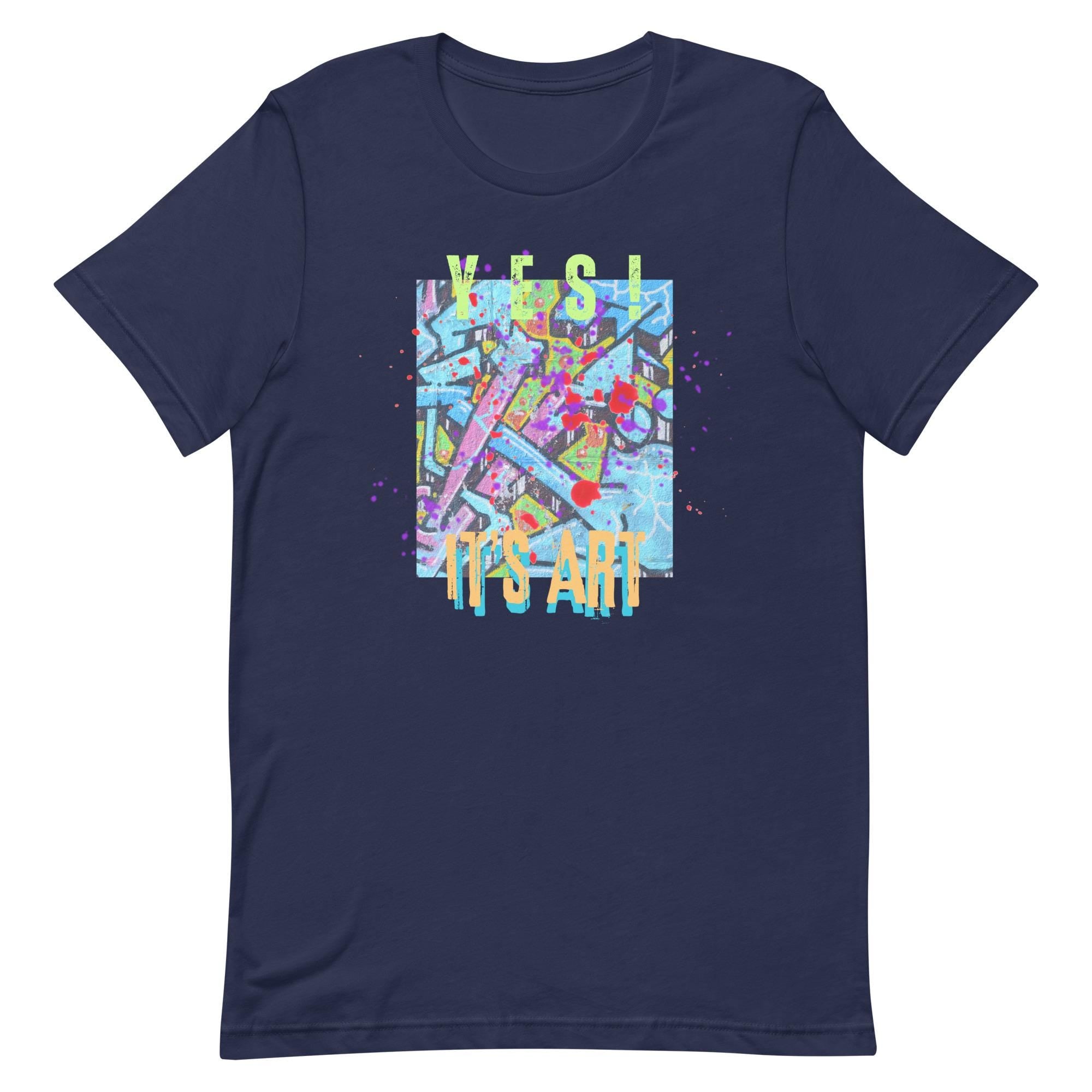 Funny Abstract Art T-Shirt: Gift for Artists