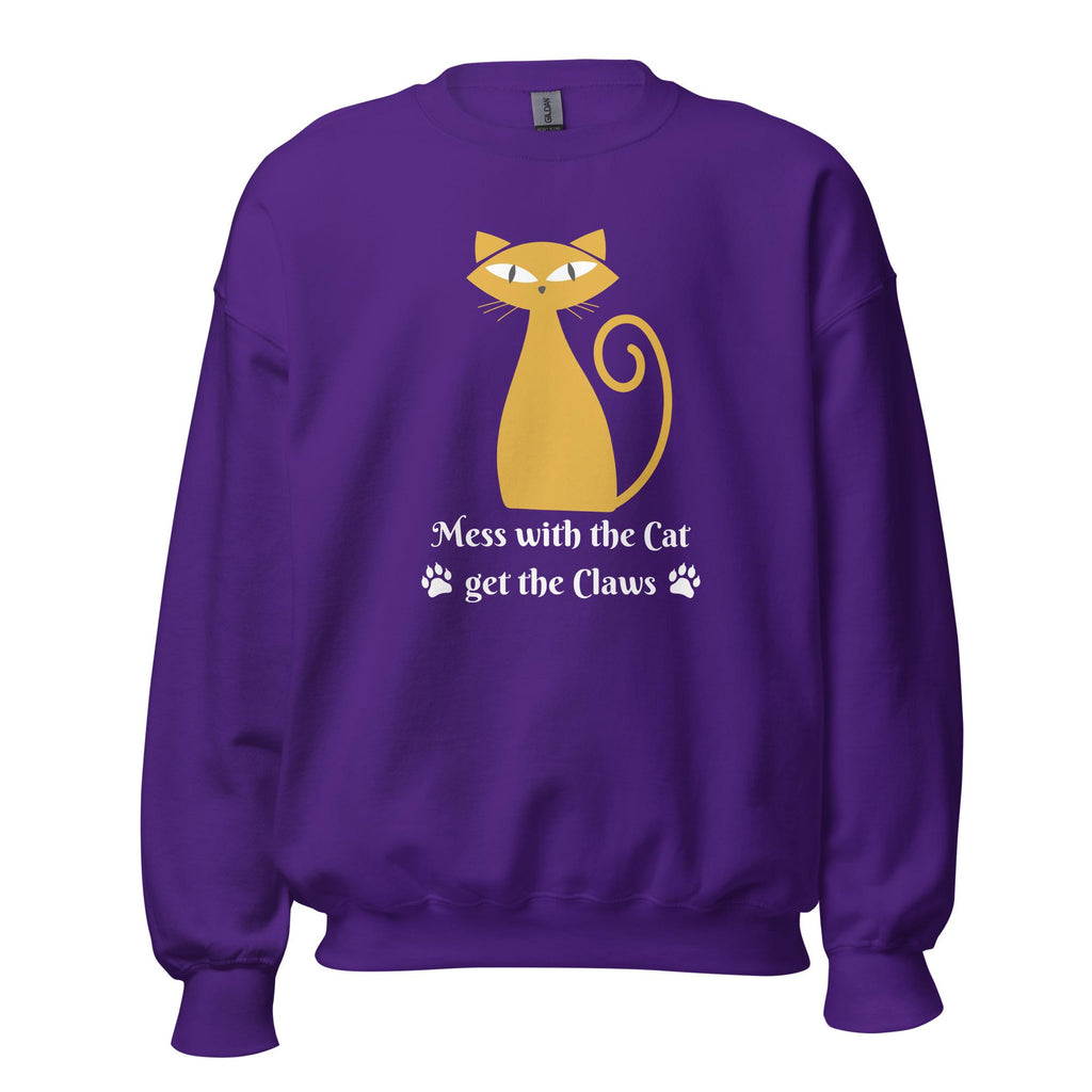 Funny Cat Sweatshirt: Cat Mom Gift, Women's Humor