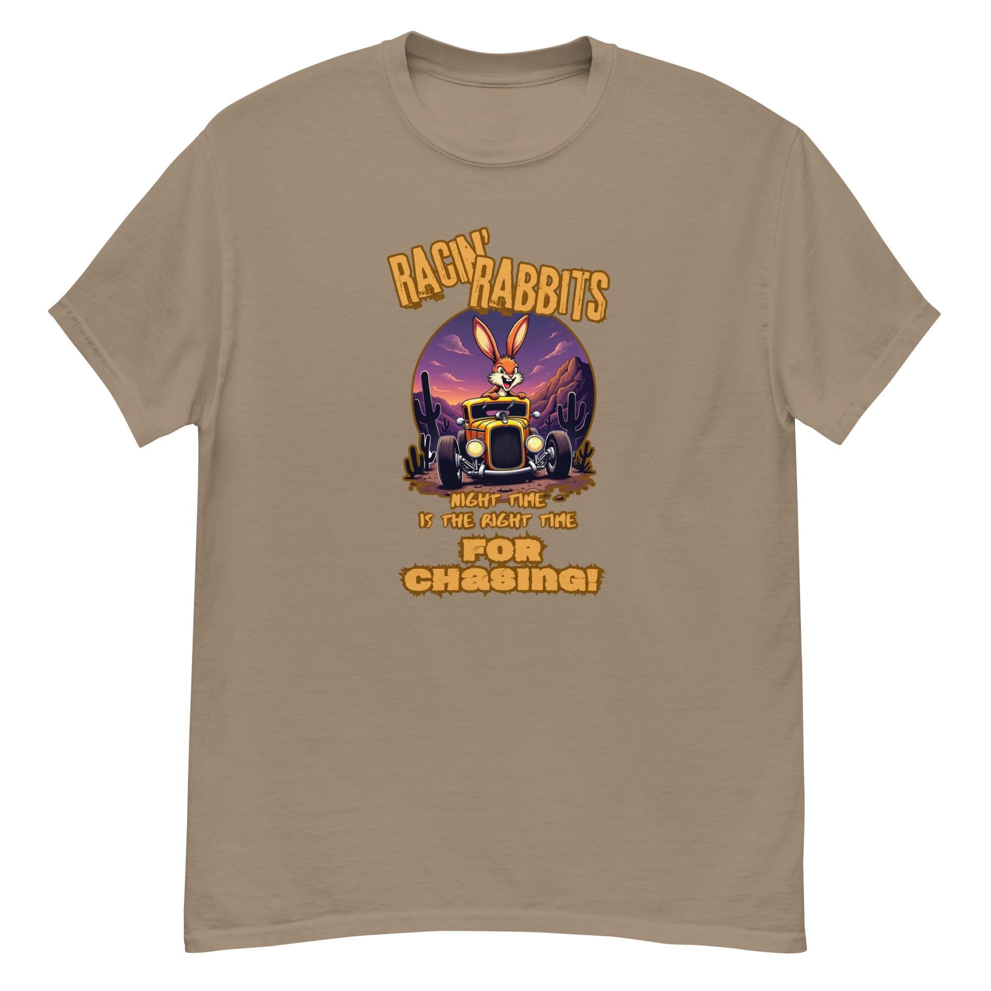 Racing Rabbits Hot Rod T-Shirt: Desert Racing Arizona tee gift for hot rod racer