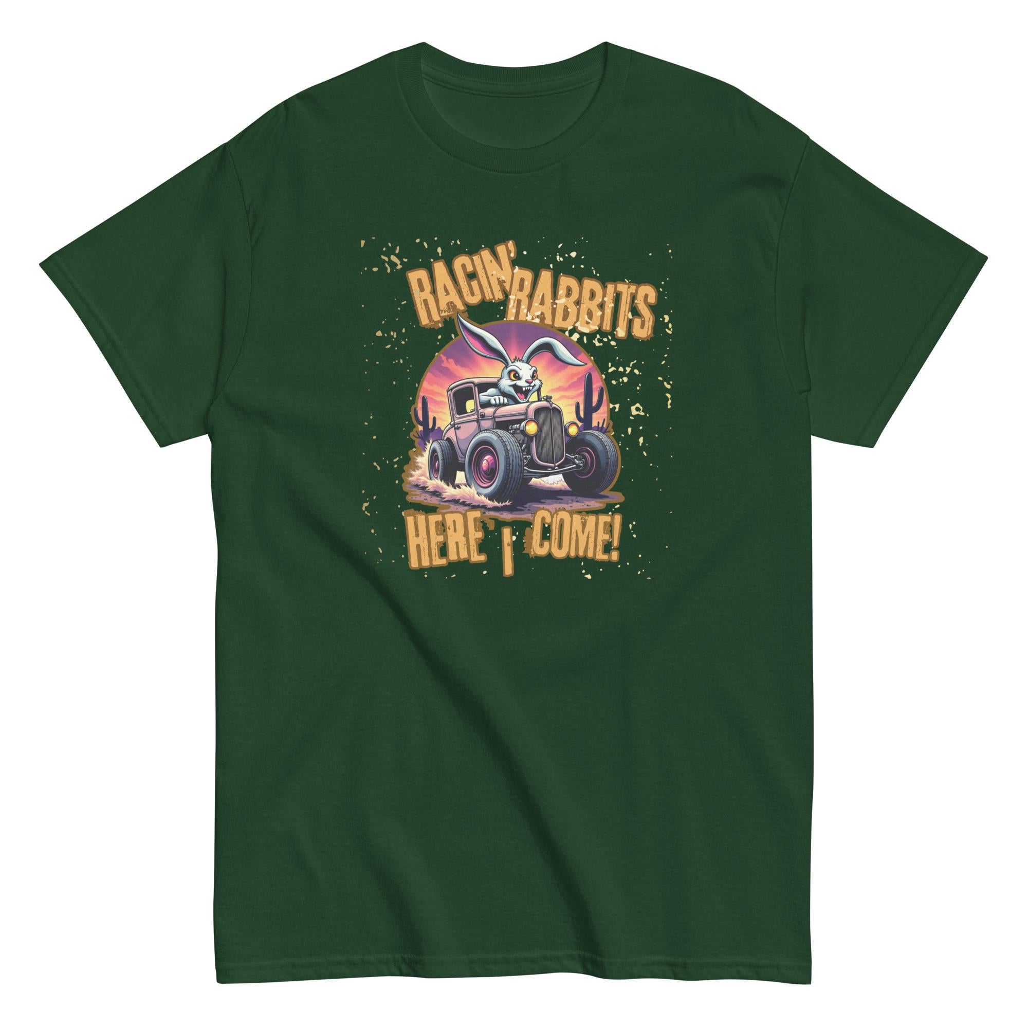 Racin' Rabbits Hot Rod Shirt - Desert Racing Arizona gift for hot rod racer hot rod builder gift