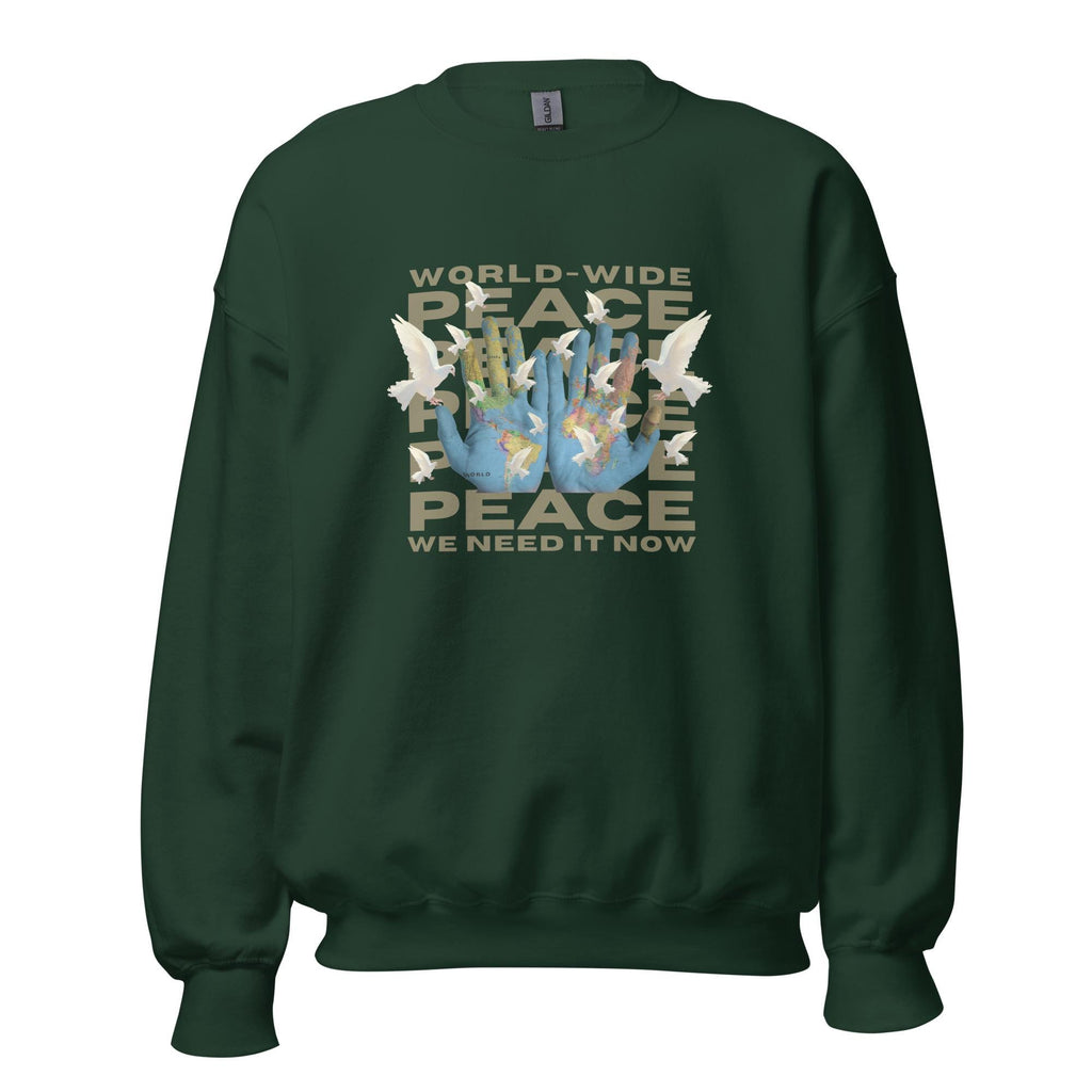 Doves of Peace Sweatshirt: Unisex World Graphic