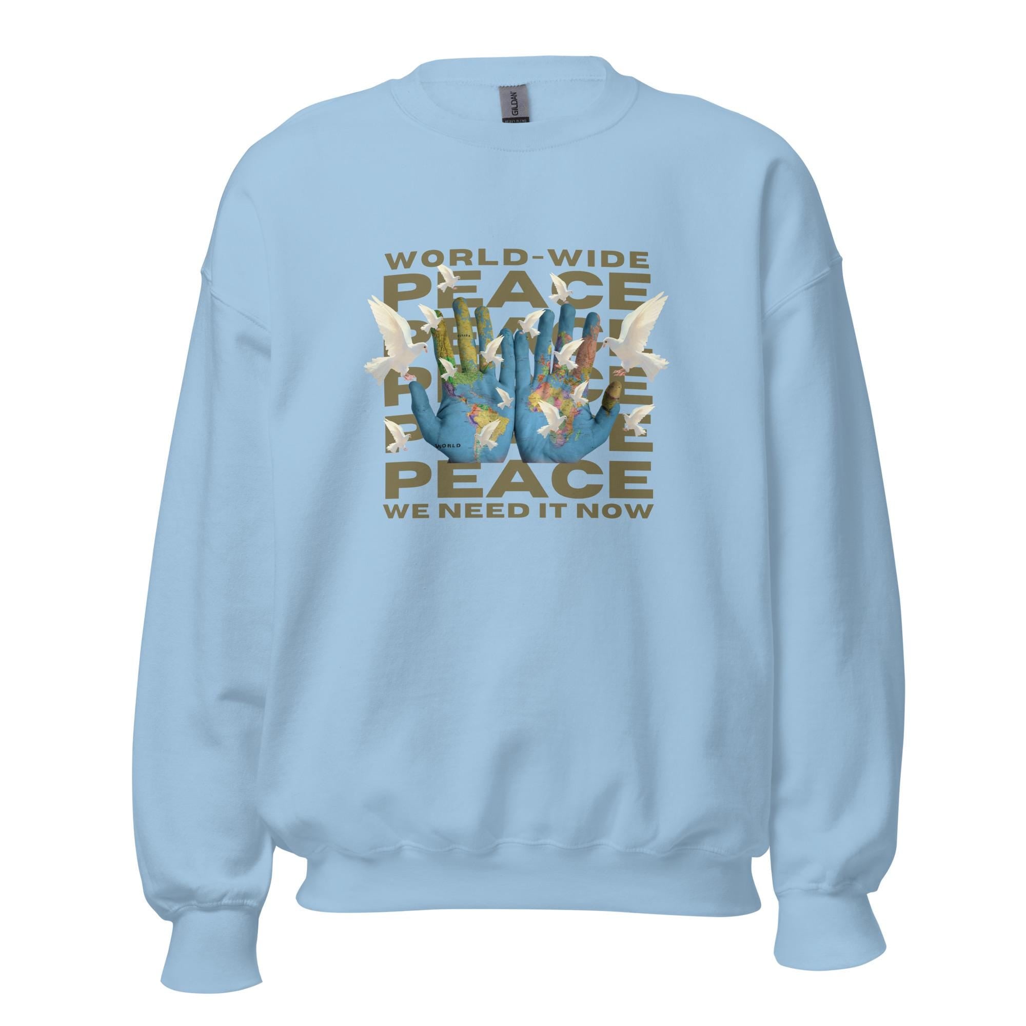 Doves of Peace Sweatshirt: Unisex World Graphic