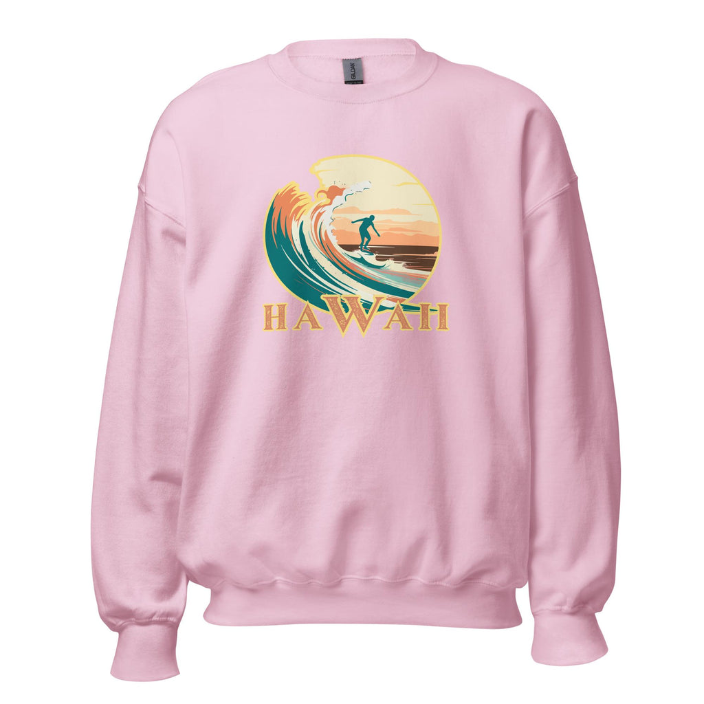 Retro Hawaii Surf Sweatshirt: Vintage Unisex Hoodie gift for Hawaii lover surfer gift
