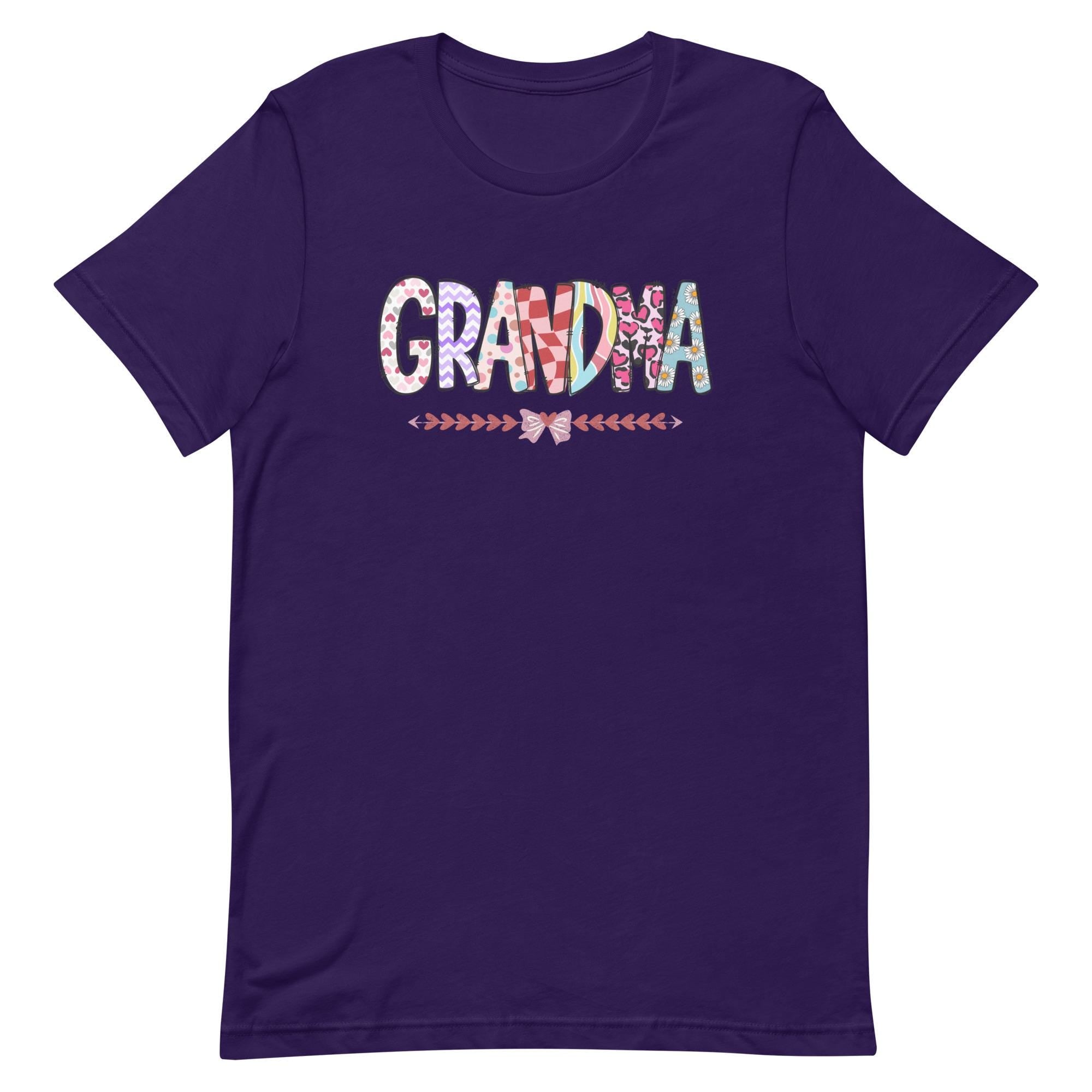 Grandma Shirt, Grandma t-shirt, Cute boho Grandma shirt, Grandma doodle t-shirt, gift for Grandma, Grandma Valentines Day tee