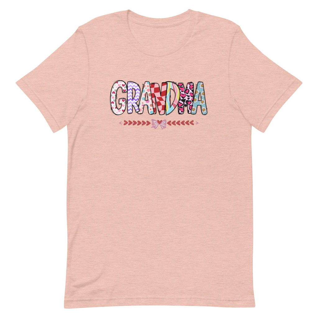 Grandma Shirt, Grandma t-shirt, Cute boho Grandma shirt, Grandma doodle t-shirt, gift for Grandma, Grandma Valentines Day tee
