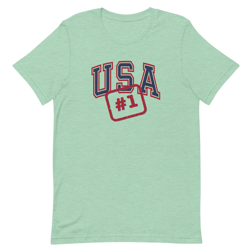 USA Shirts USA #1 T-shirt, Patriotic Gift Unisex Tee