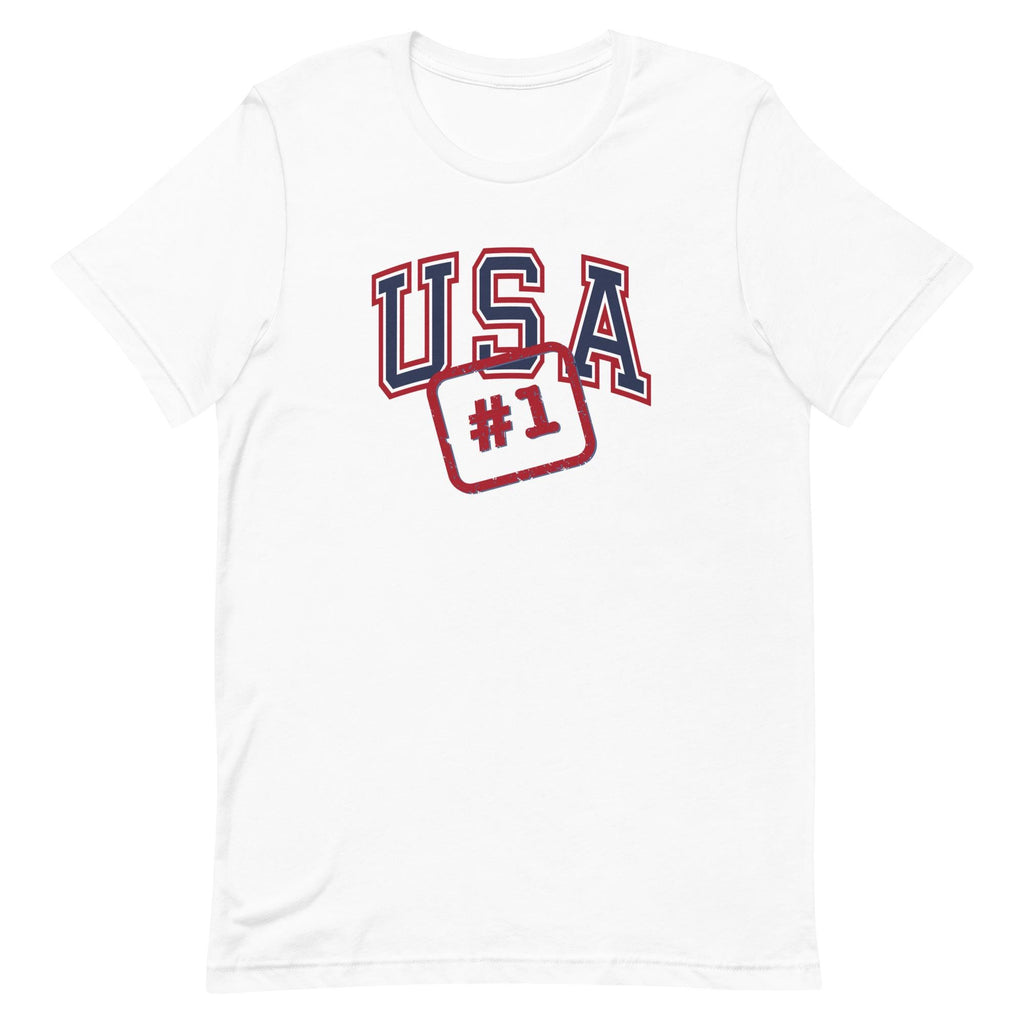USA Shirts USA #1 T-shirt, Patriotic Gift Unisex Tee